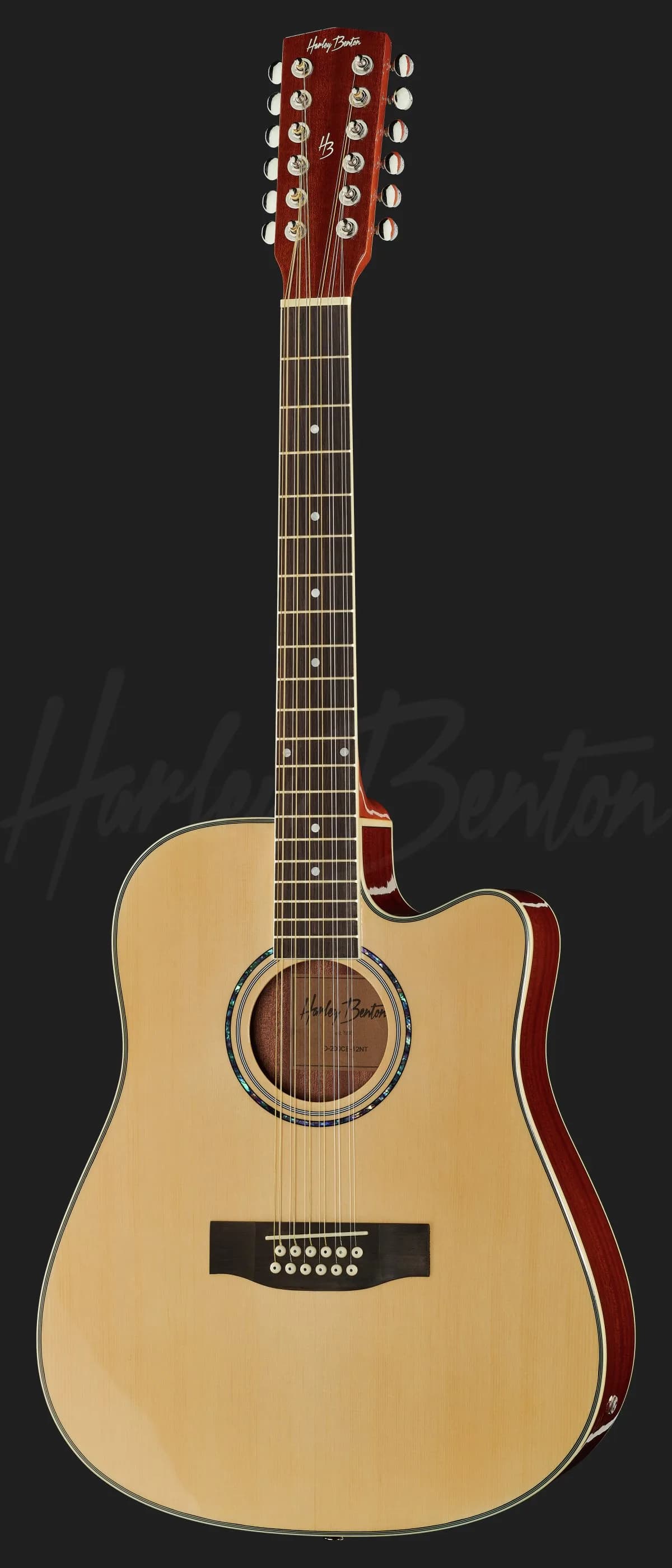 Harley Benton D-200CE-12 NT — photo 2