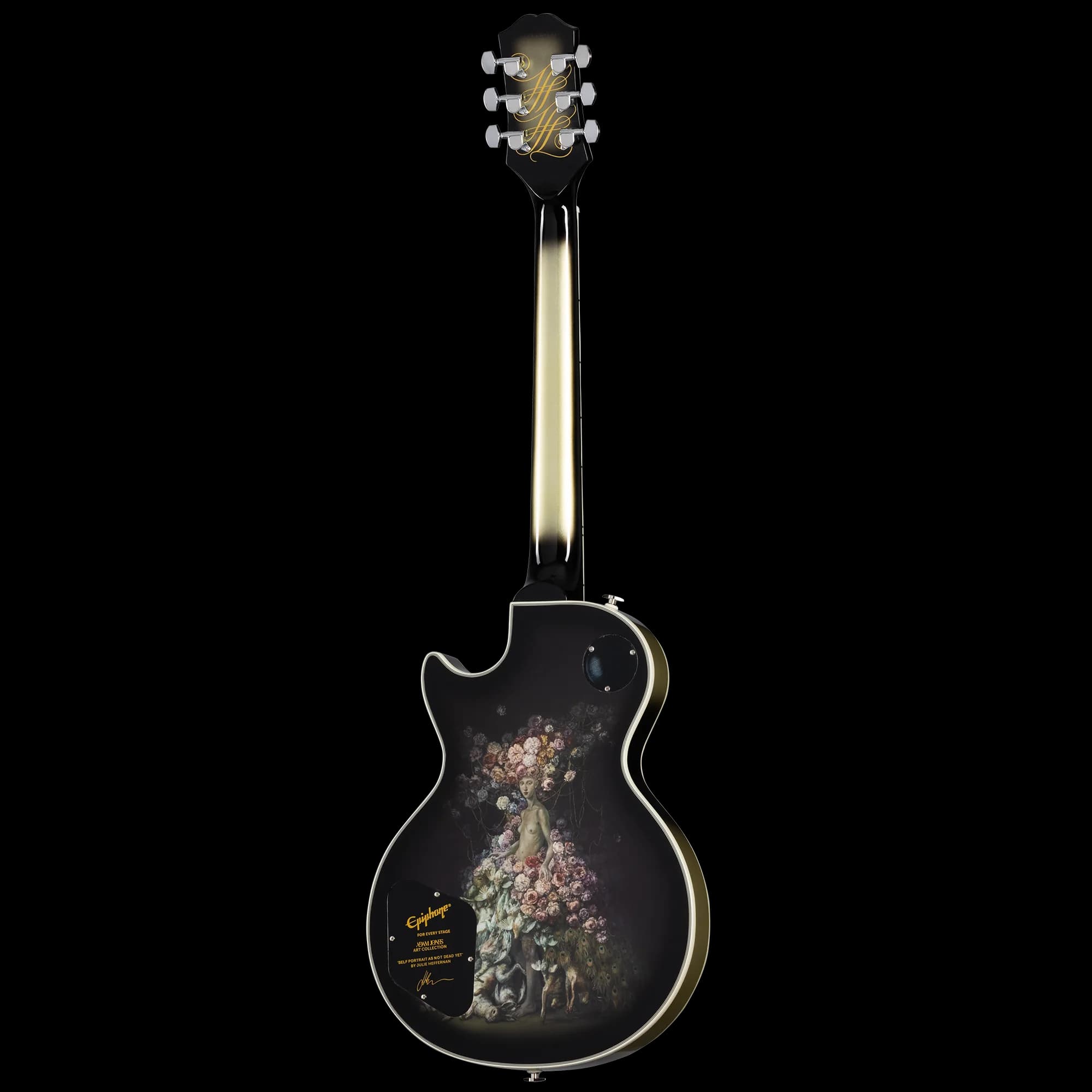 Epiphone Adam Jones Les Paul Custom Art Collection: Julie Heffernan’s “Self Portrait as Not Dead Yet”, Antique Silverburst — photo 4