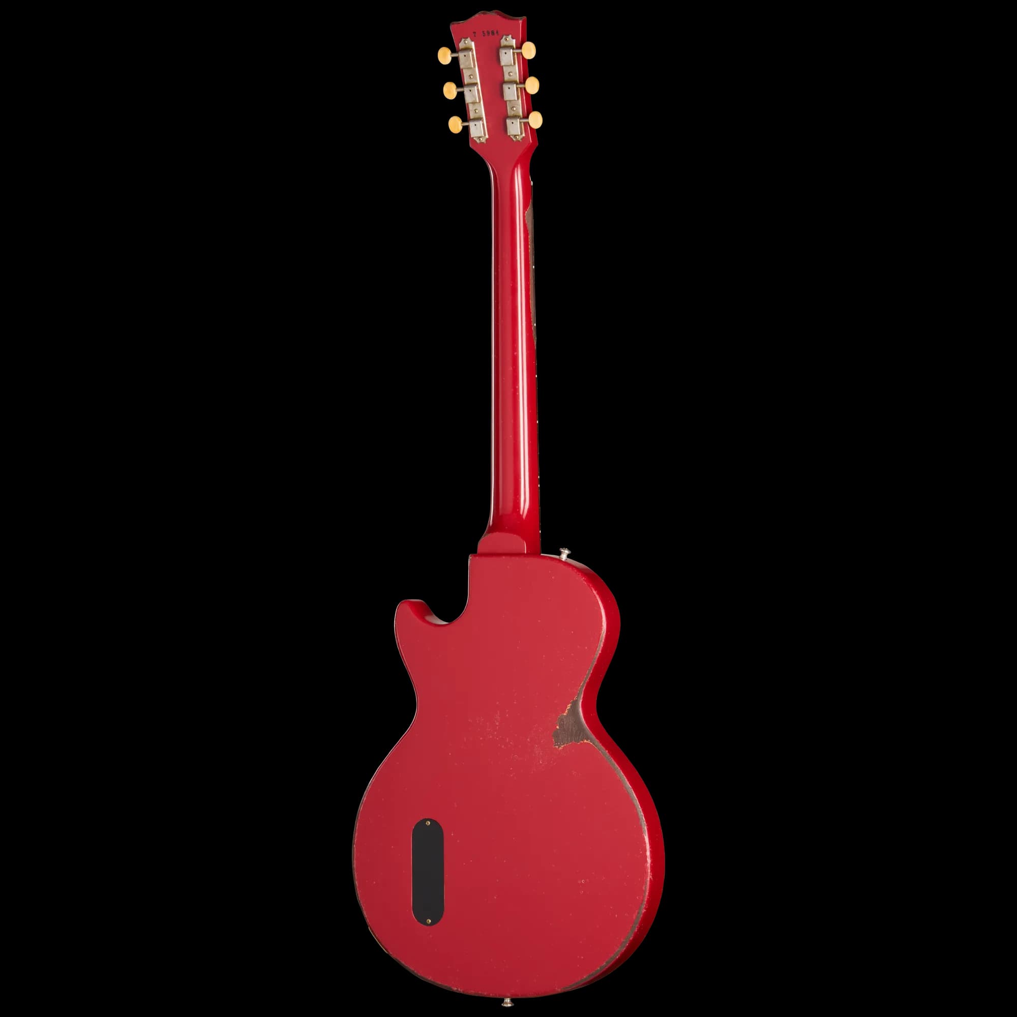 Gibson 1957 Les Paul Junior Single Cut Reissue, Heavy Aged, Cardinal Red — photo 5
