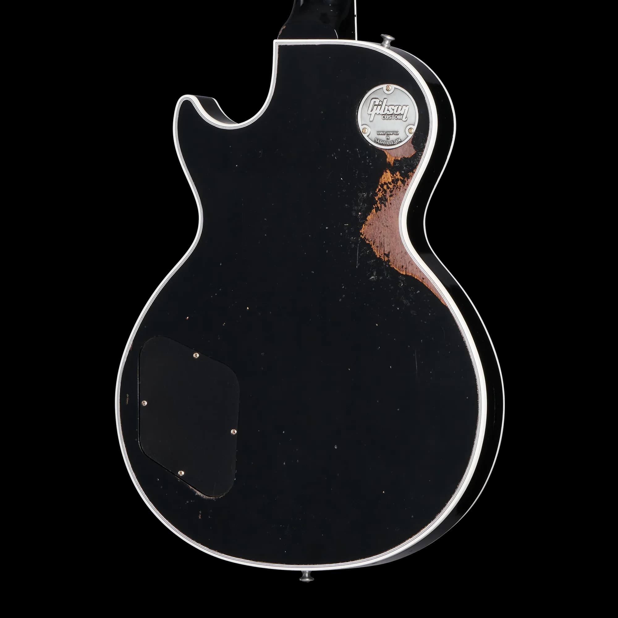 Gibson Les Paul Custom, Heavy Aged, Ebony — photo 2