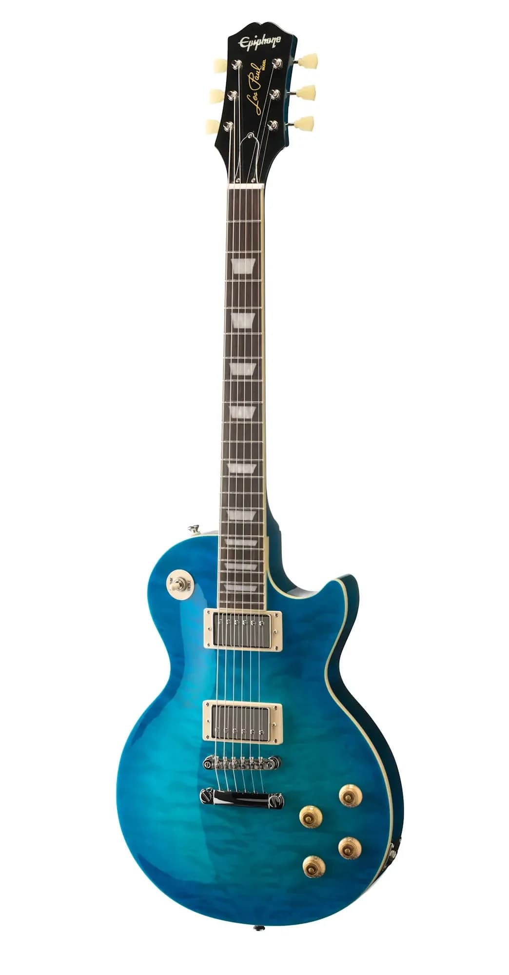 Epiphone Goryo Yuto Les Paul Standard - Quilt Top, Blue Burst