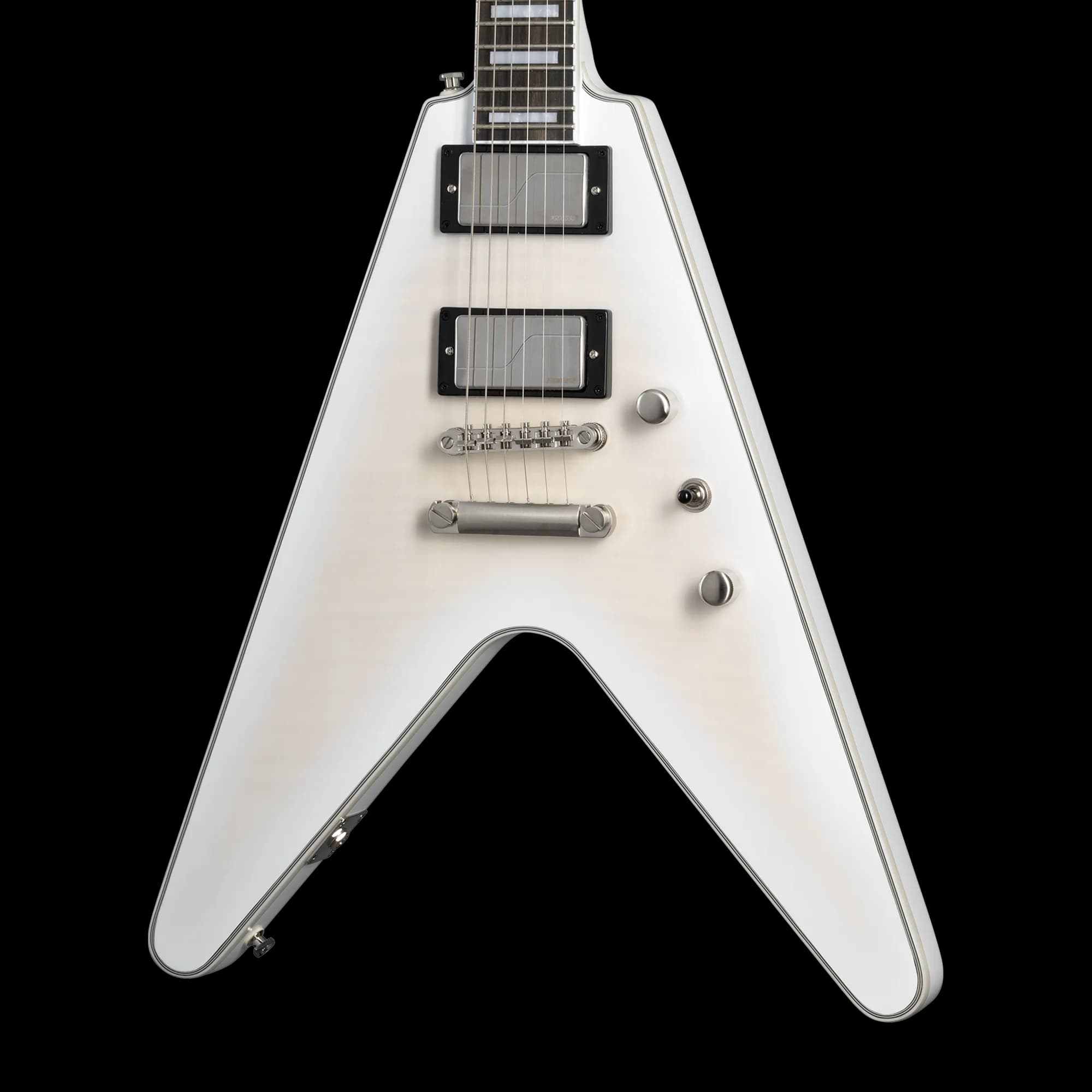 Epiphone Flying V Prophecy, Aged White Tiger Burst, Exclusive