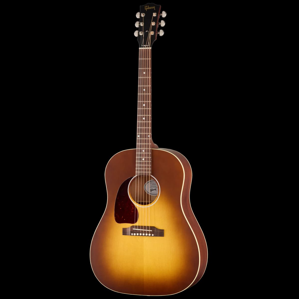 Gibson J-45 Special, Left-Handed, Satin Honey Burst — photo 3
