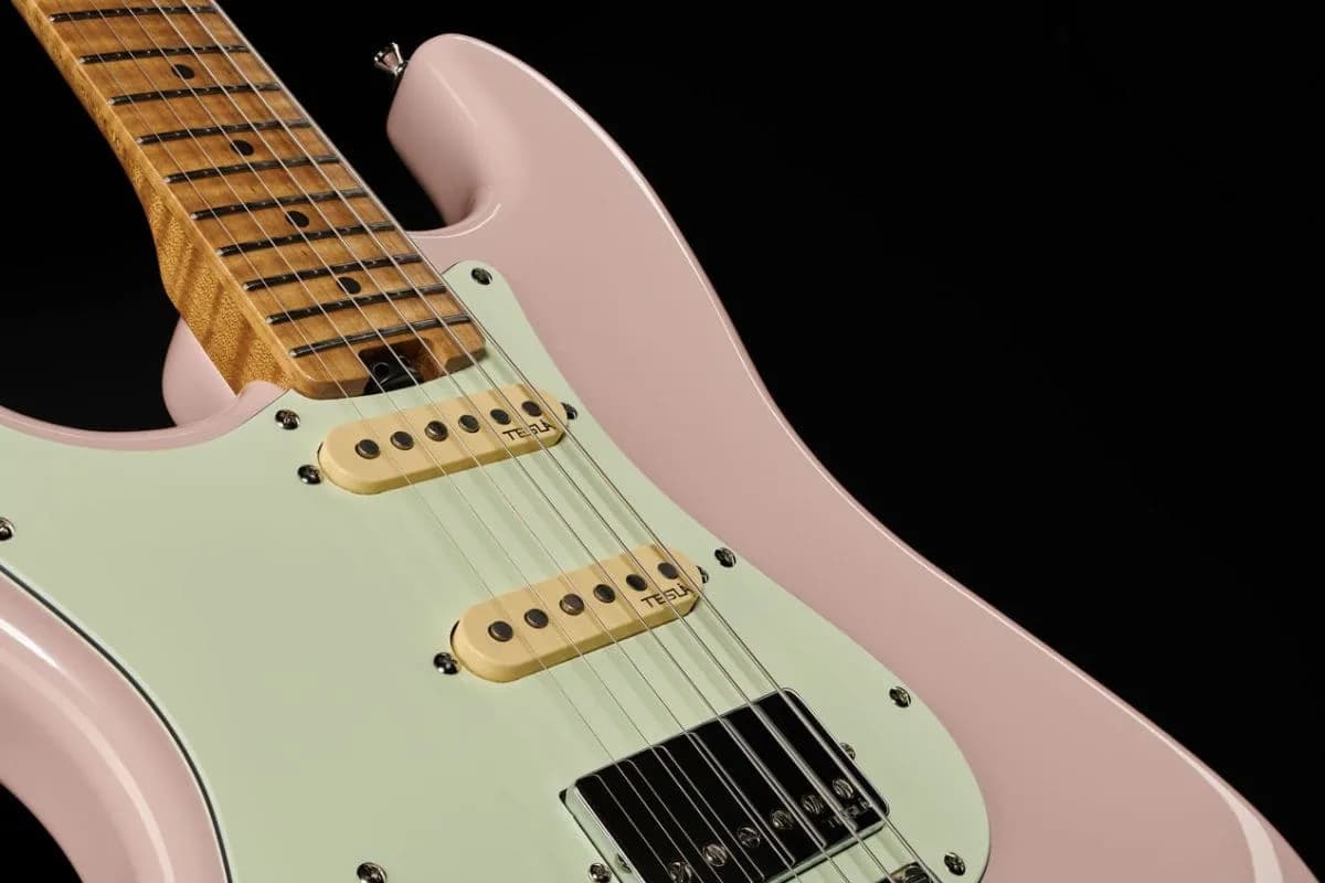 Harley Benton ST-Modern Plus MN HSS LH Shell Pink — photo 2