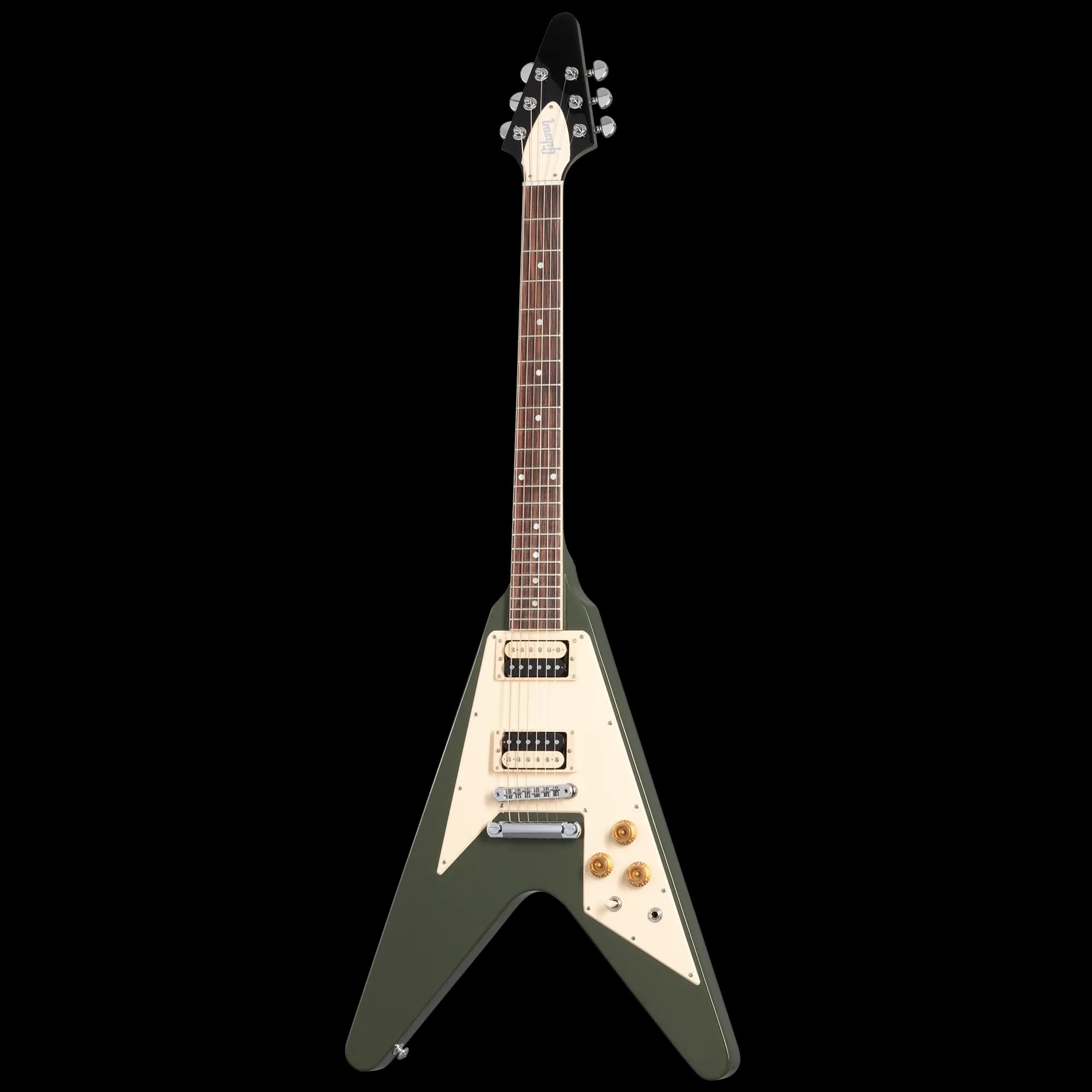 Gibson Flying V 70s, Olive Drab — photo 3