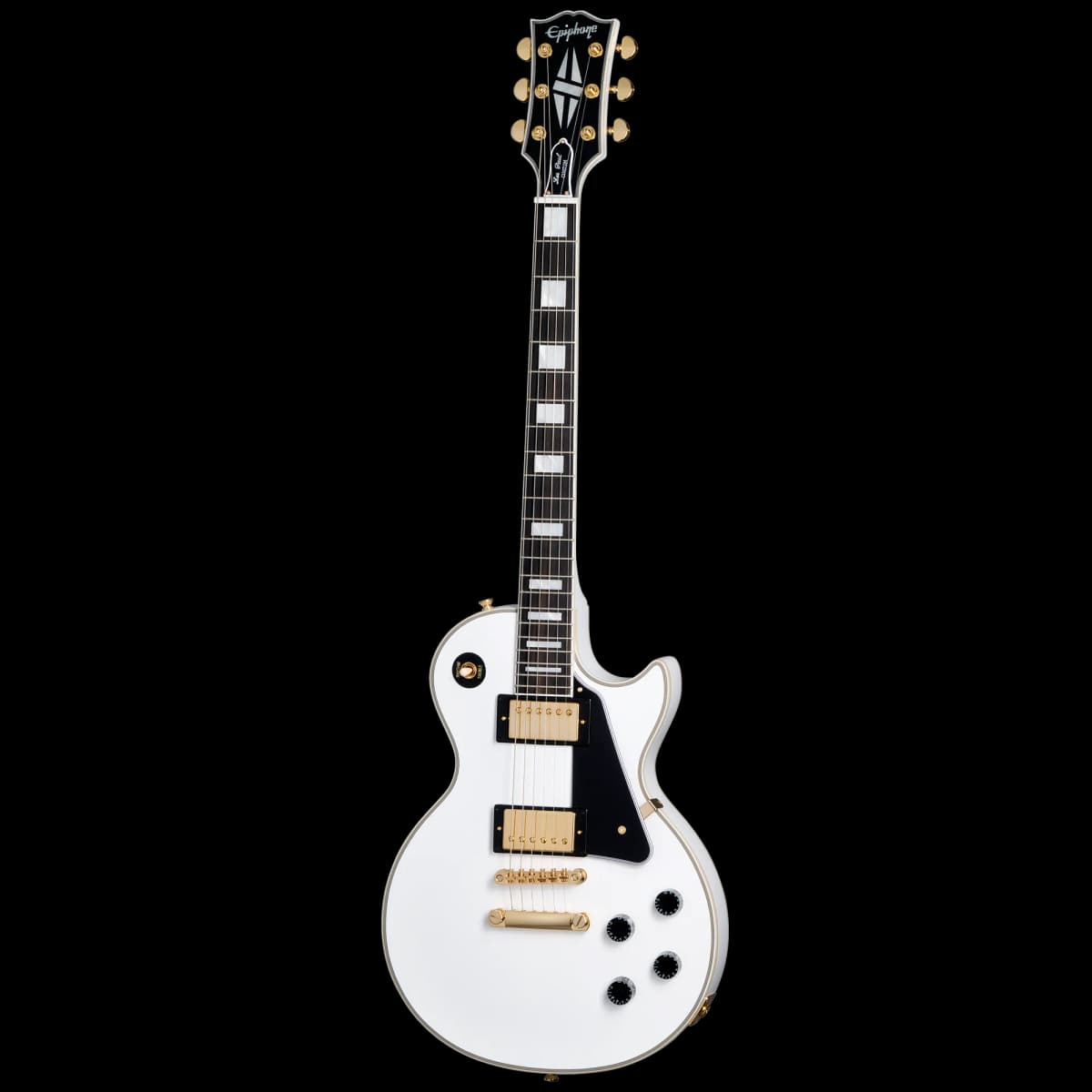 Epiphone IGC Les Paul Custom, Alpine White — photo 3
