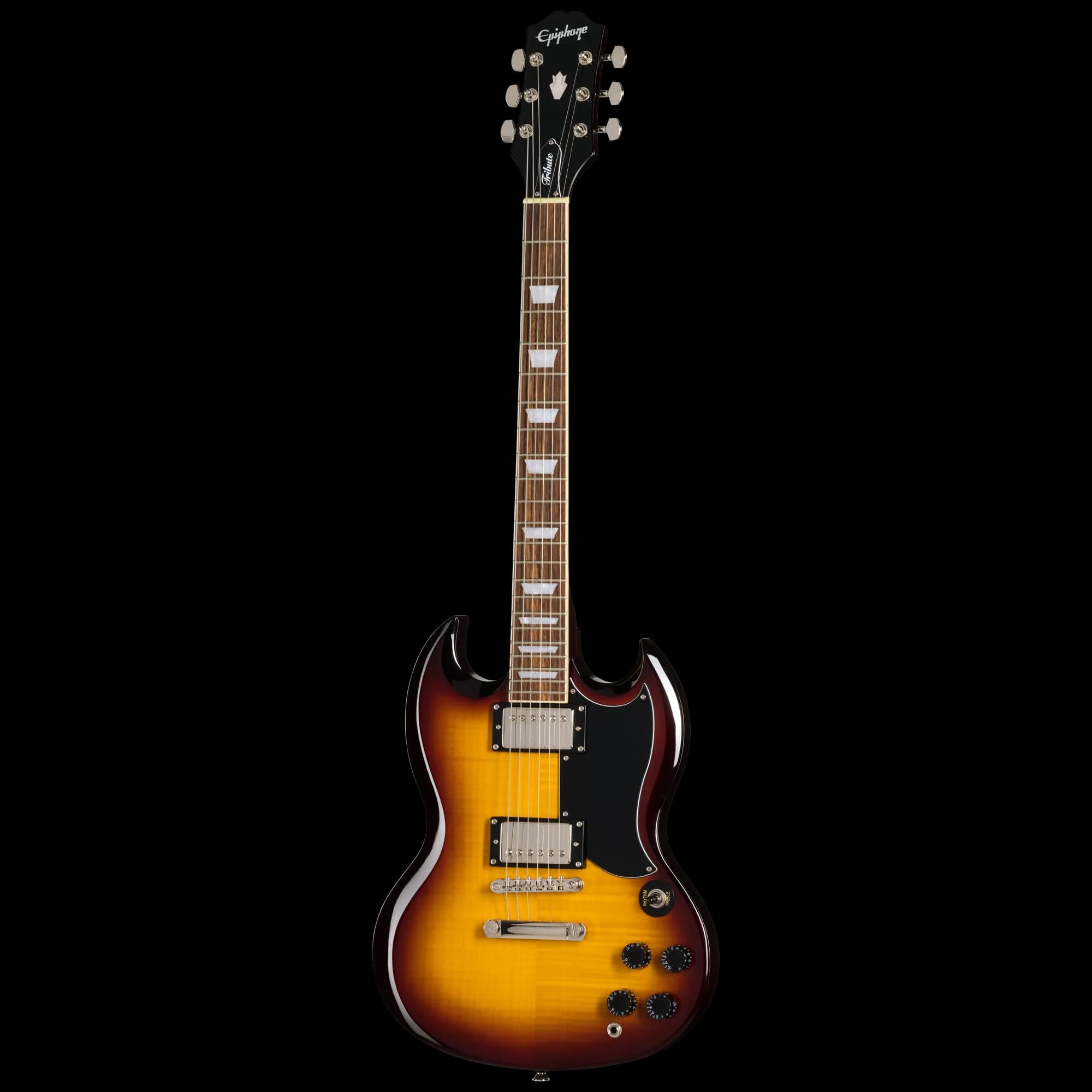 Epiphone SG Tribute Plus, Vintage Sunburst — photo 3