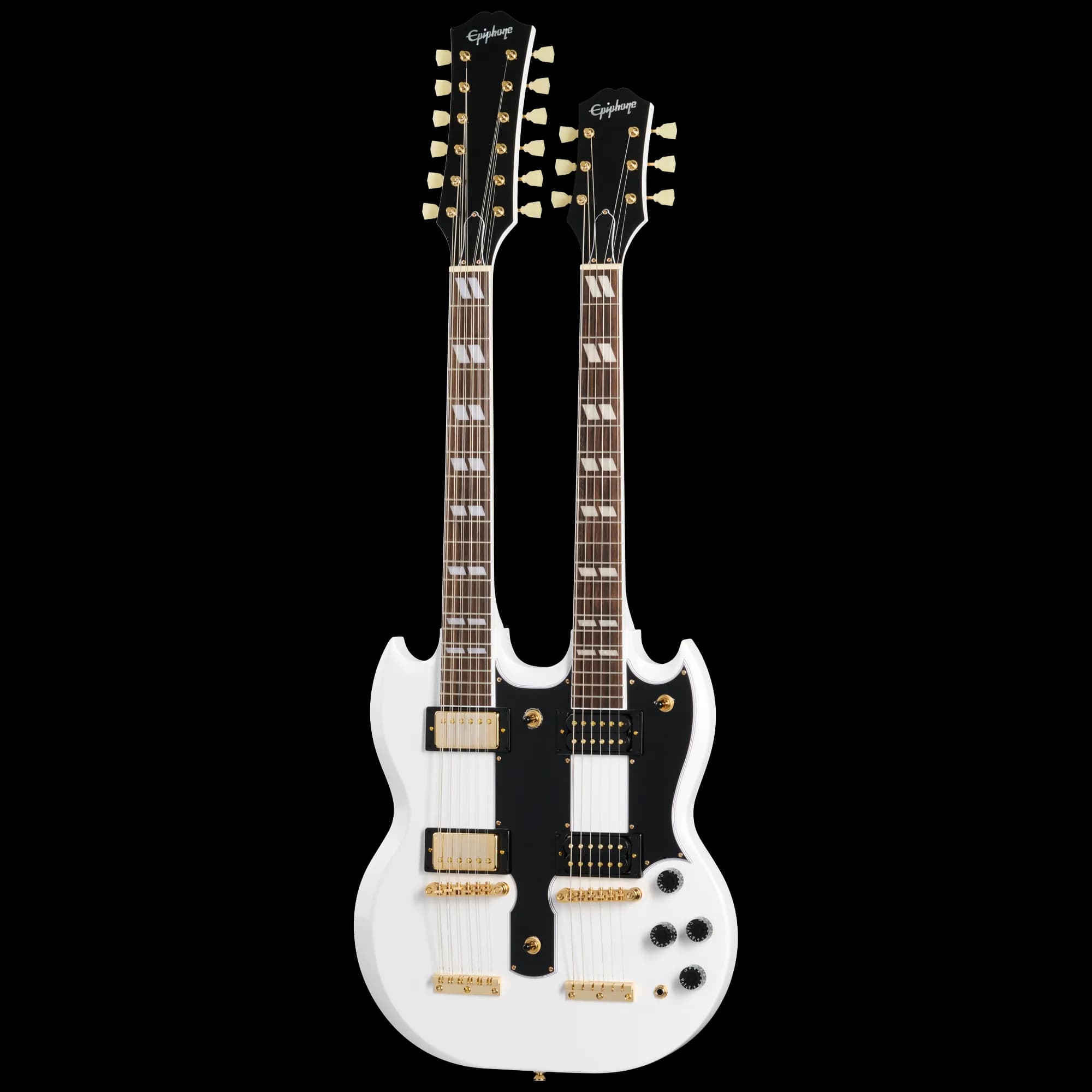 Epiphone EDS-1275 Doubleneck, Alpine White — photo 3