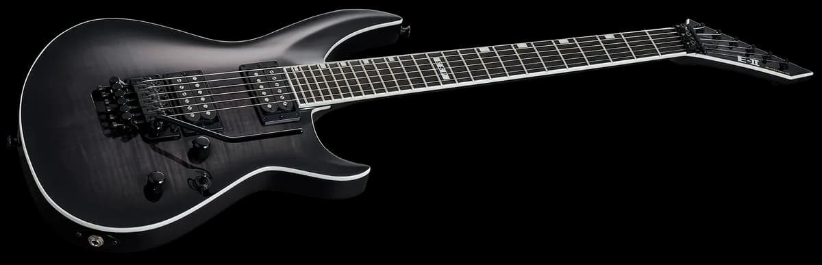 ESP E-II HORIZON-III Fr SEE THRU BLACK SUNBURST — photo 3