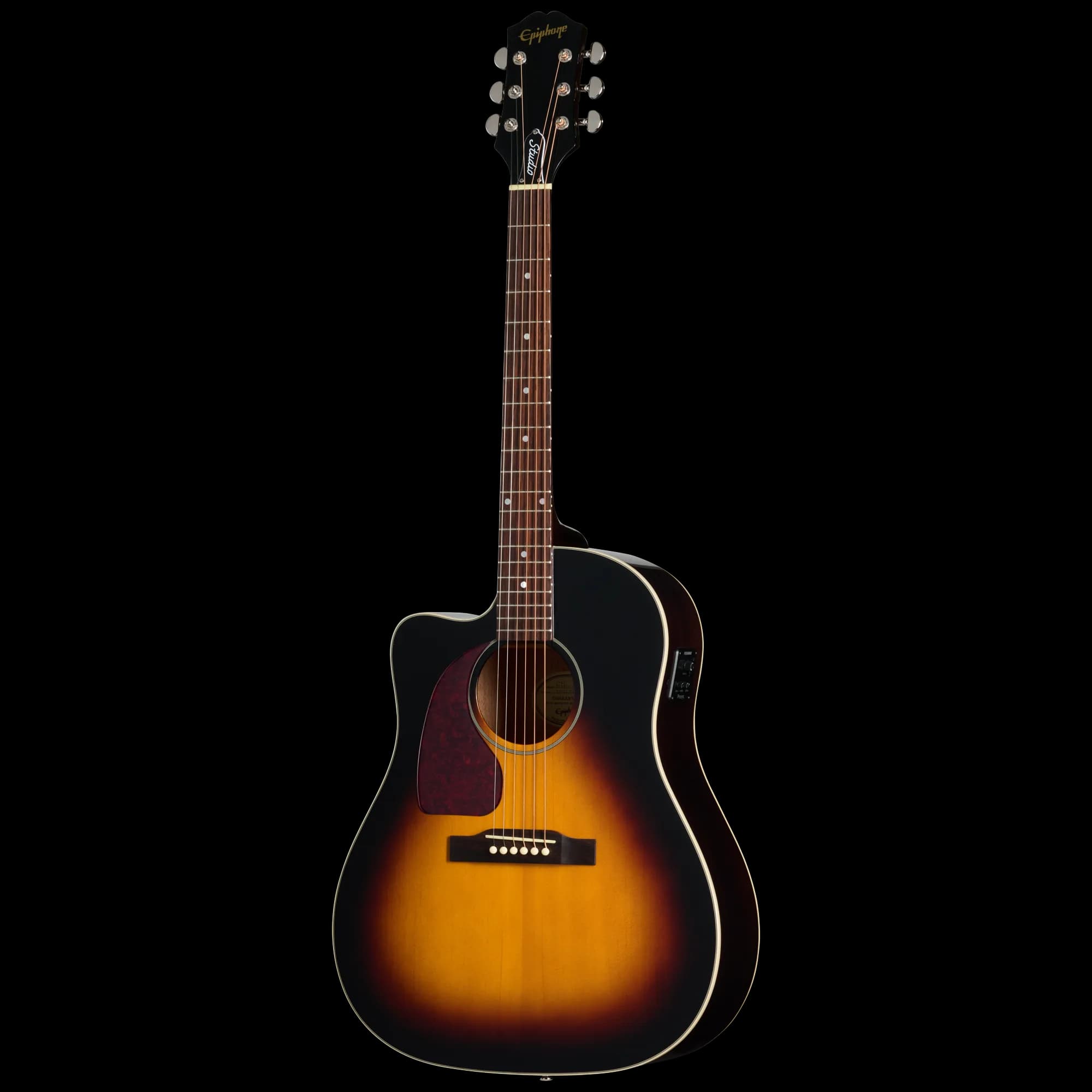Epiphone J-45 Studio EC, Left-Handed, Vintage Sunburst — photo 3