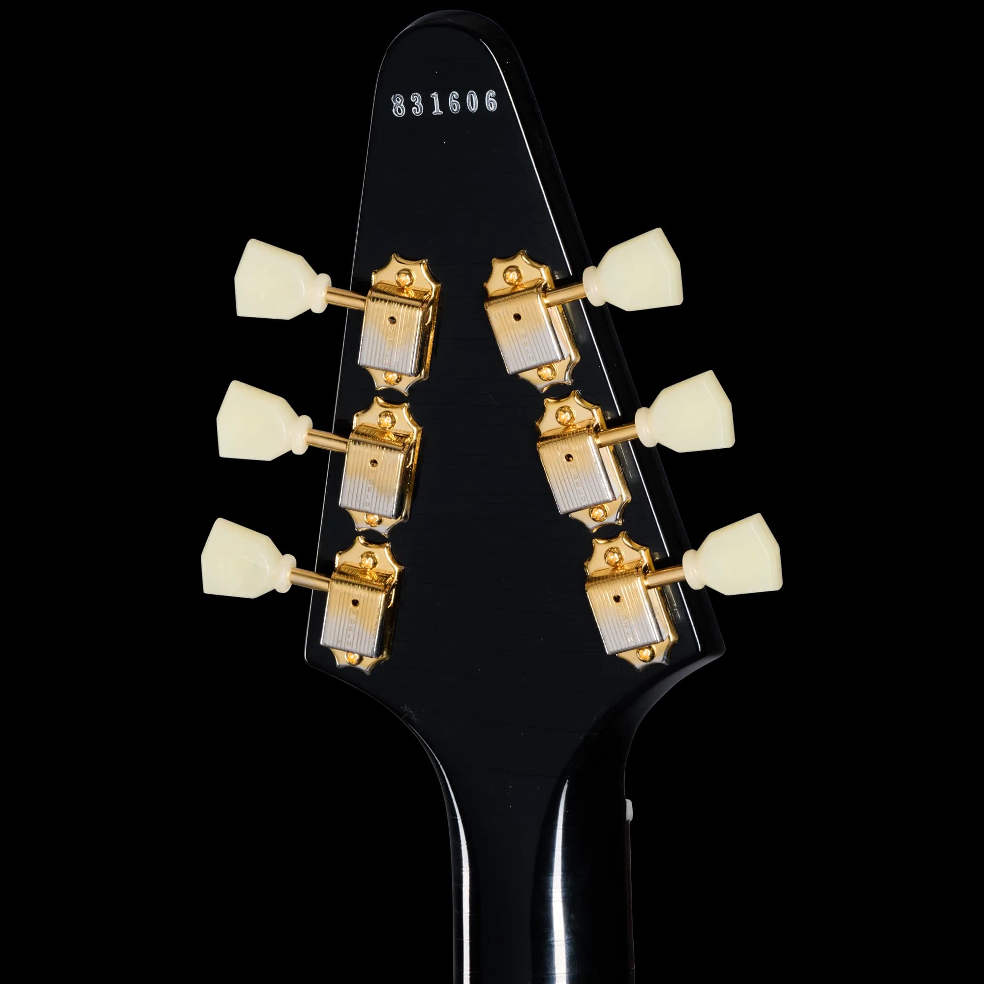 Gibson 1958 Korina Flying V Reissue, Light Aged, Ebony — photo 6