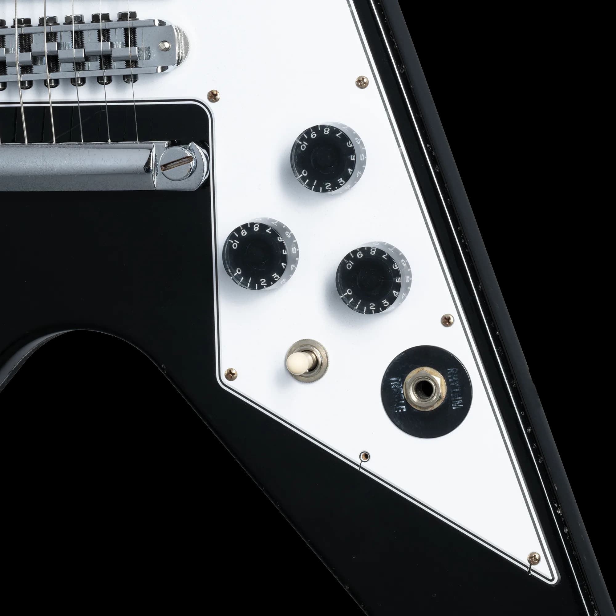 Gibson Kirk Hammett 1979 Flying V, Ebony — photo 8