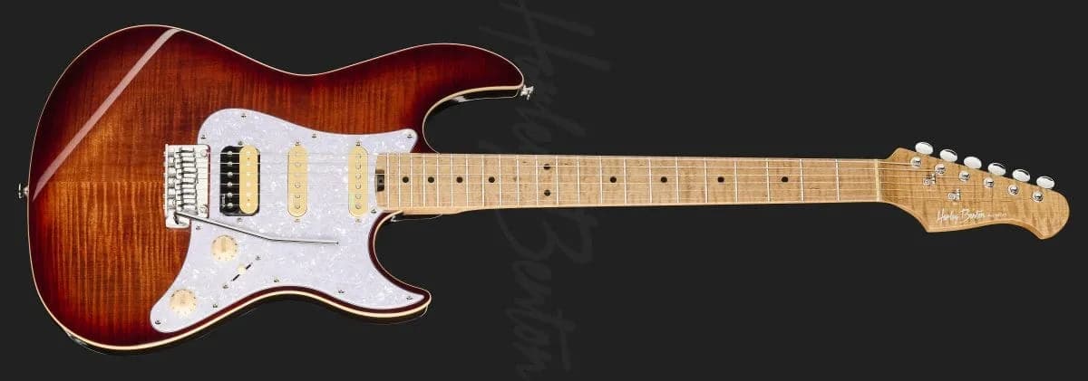 Harley Benton ST-Modern Plus MN HSS Flame Bengal Burst — photo 2