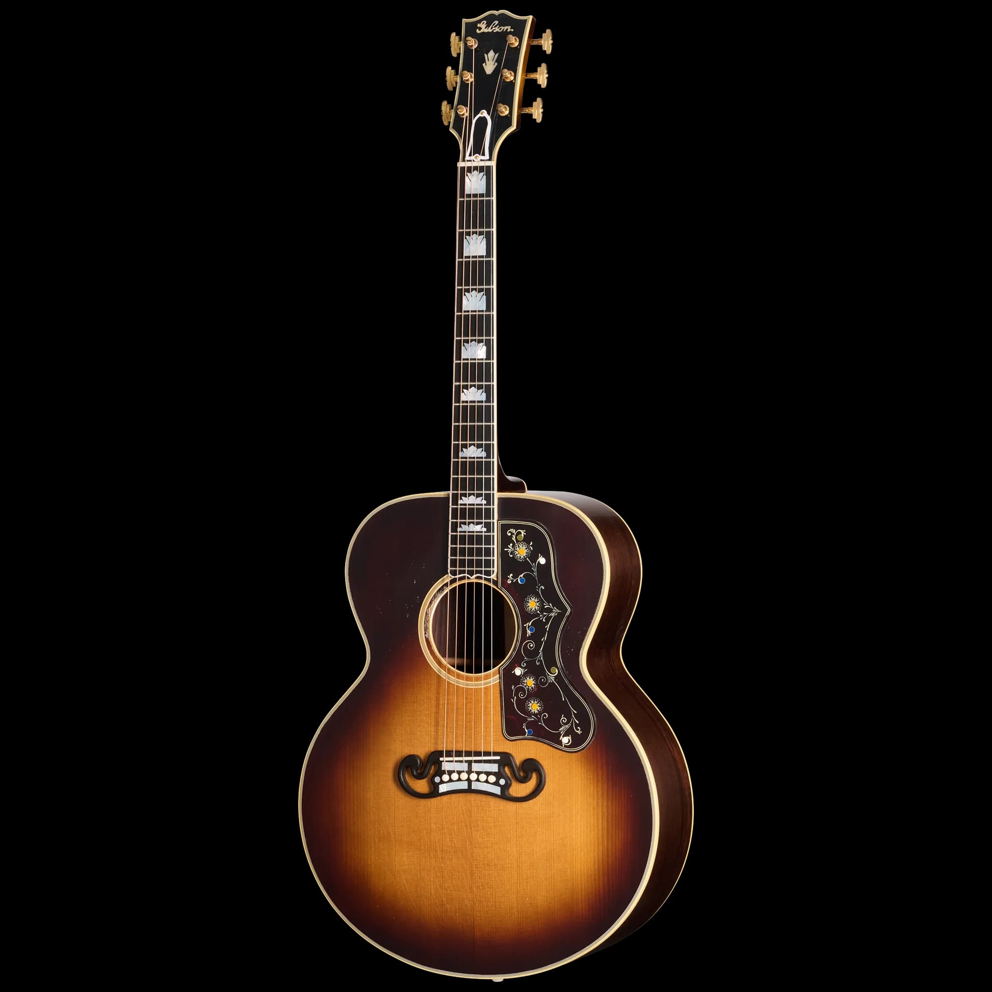 Gibson Pre-War SJ-200 Rosewood, Light Aged, Faded Vintage Sunburst — photo 2
