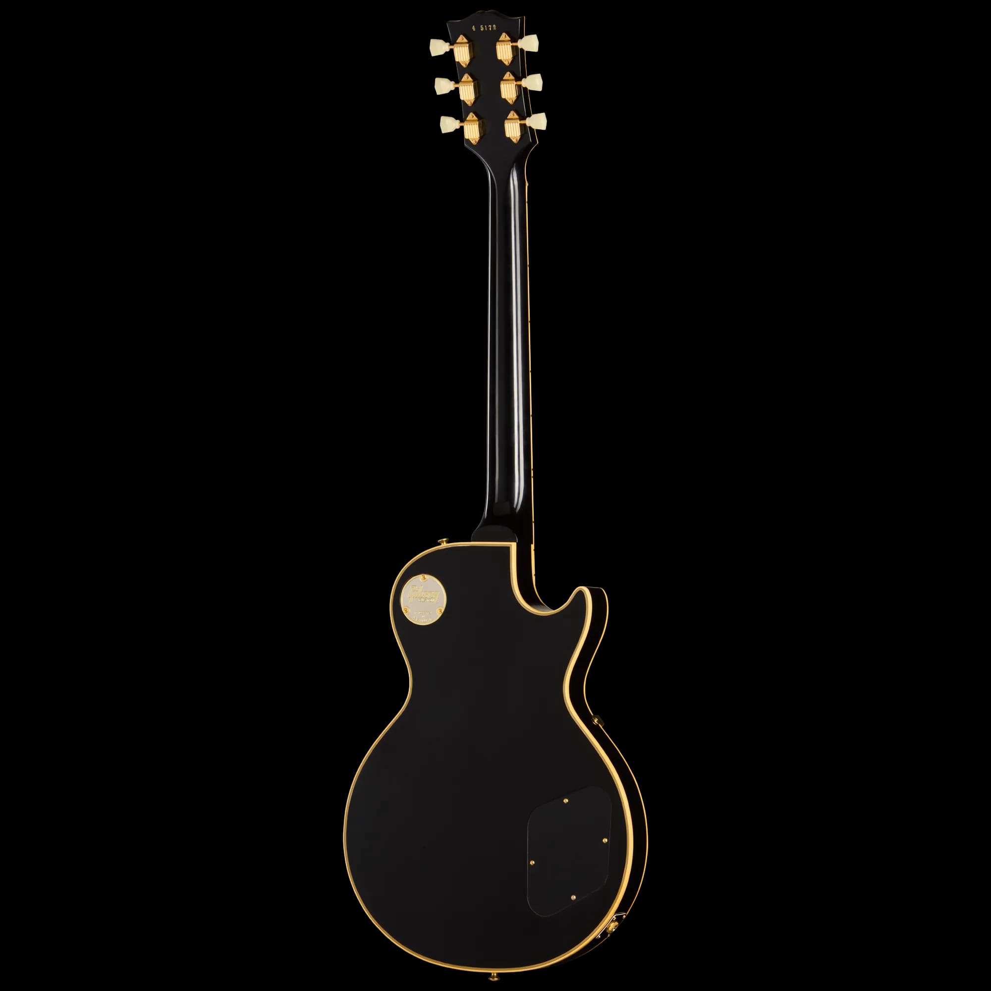 Gibson 1954 Les Paul Custom Reissue, Left-Handed, VOS, Ebony — photo 5