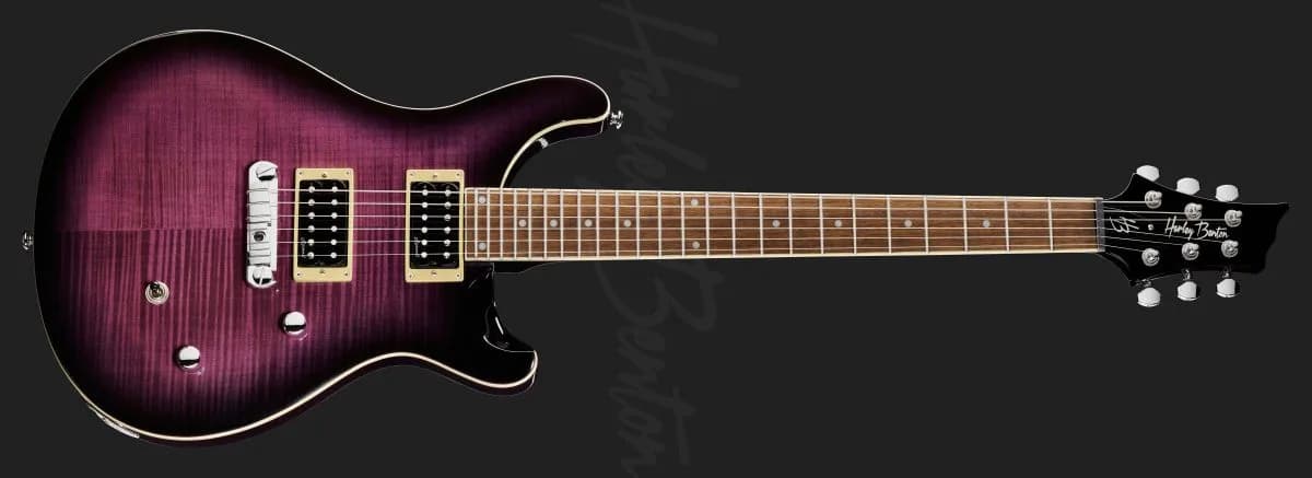 Harley Benton CST-24 Purple Burst — photo 2