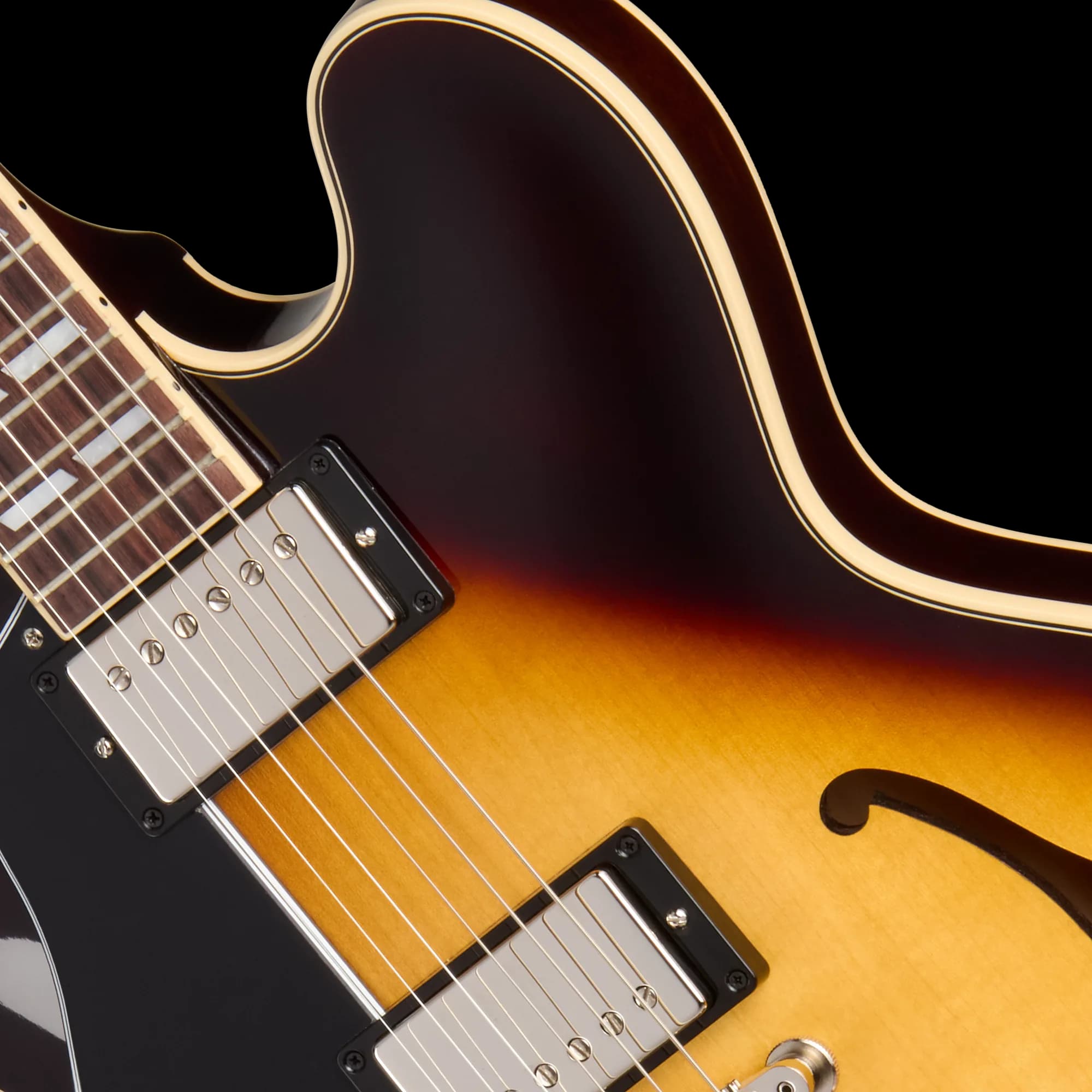 Gibson ES-345, Left-Handed, Vintage Burst — photo 7