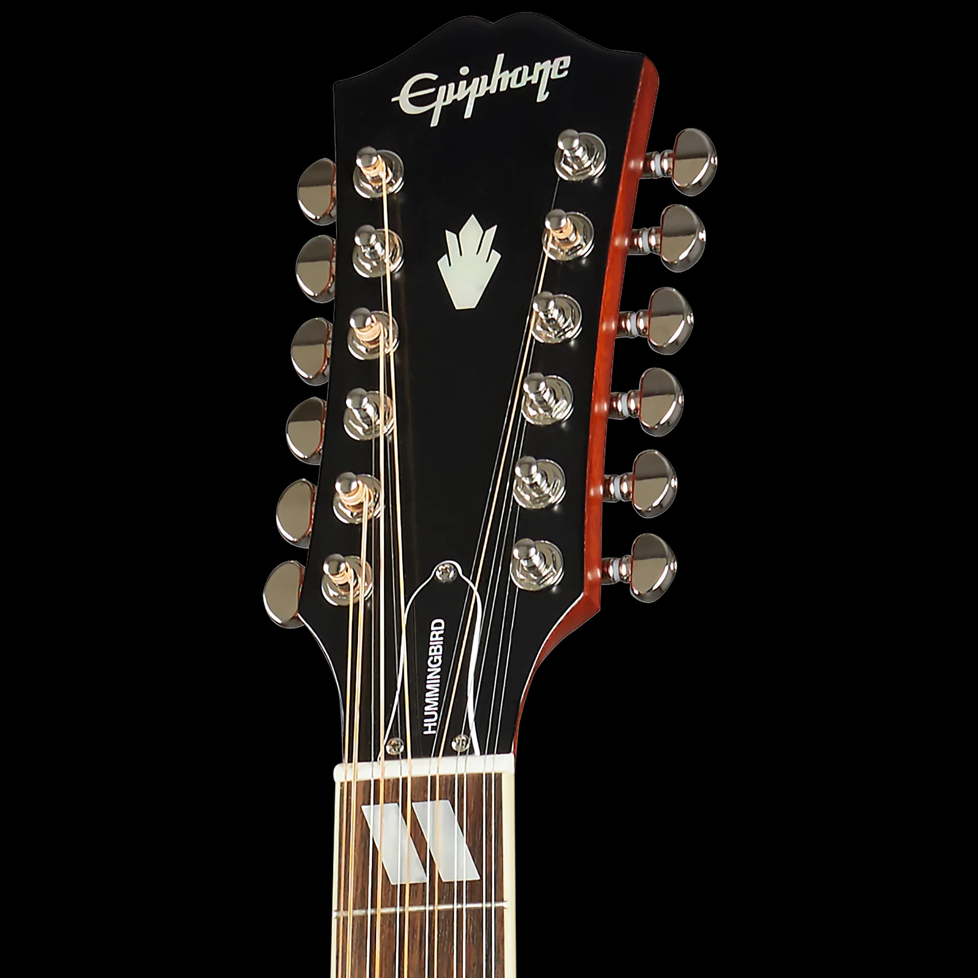 Epiphone Hummingbird 12-String, Aged Cherry Sunburst Gloss — photo 5