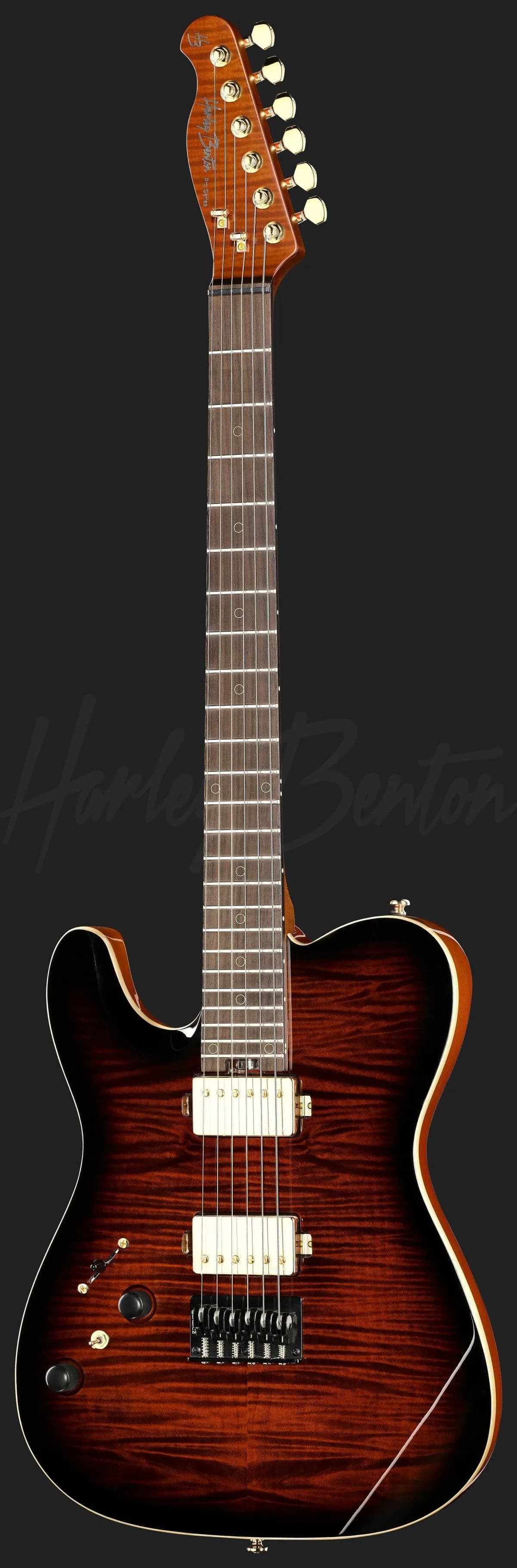 Harley Benton Fusion-T II HH LH RW HT FBB — photo 2