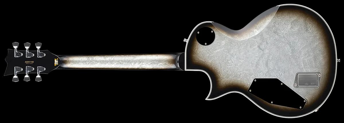ESP Eclipse Custom Silver Liquid Metal Burst — photo 2