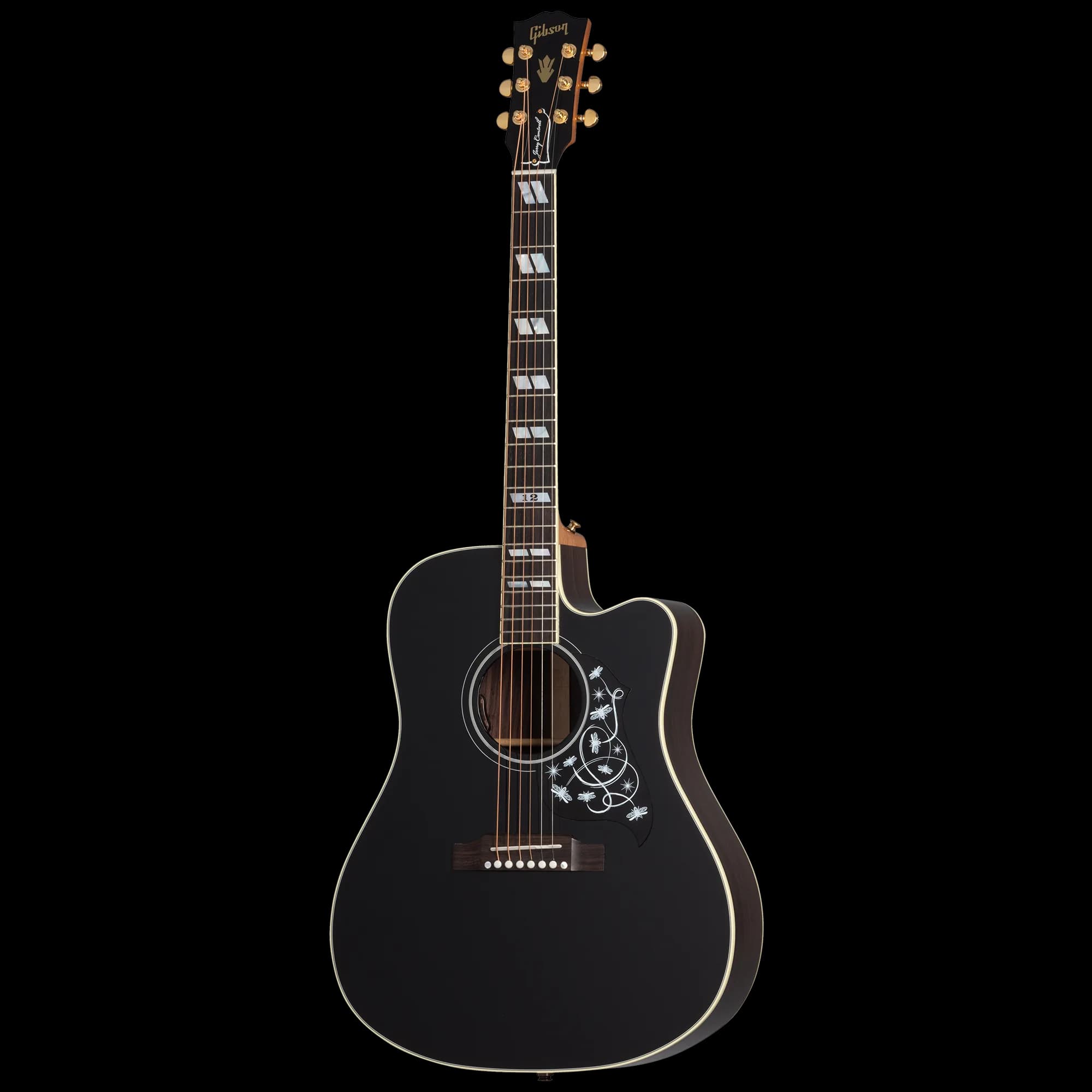 Gibson Jerry Cantrell "Fire Devil" Songwriter, Ebony — photo 3