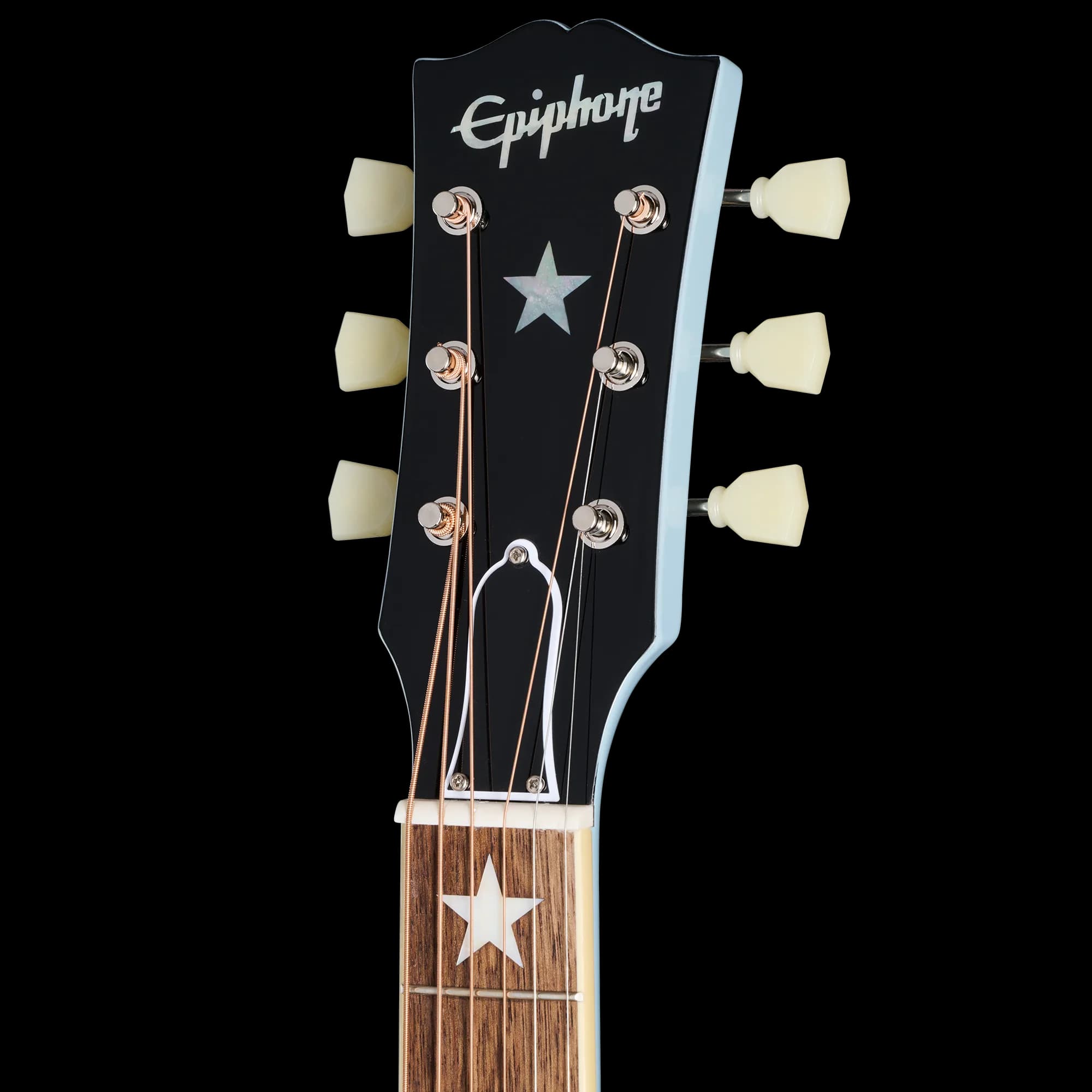 Epiphone IGC J-180 LS, Frost Blue — photo 5