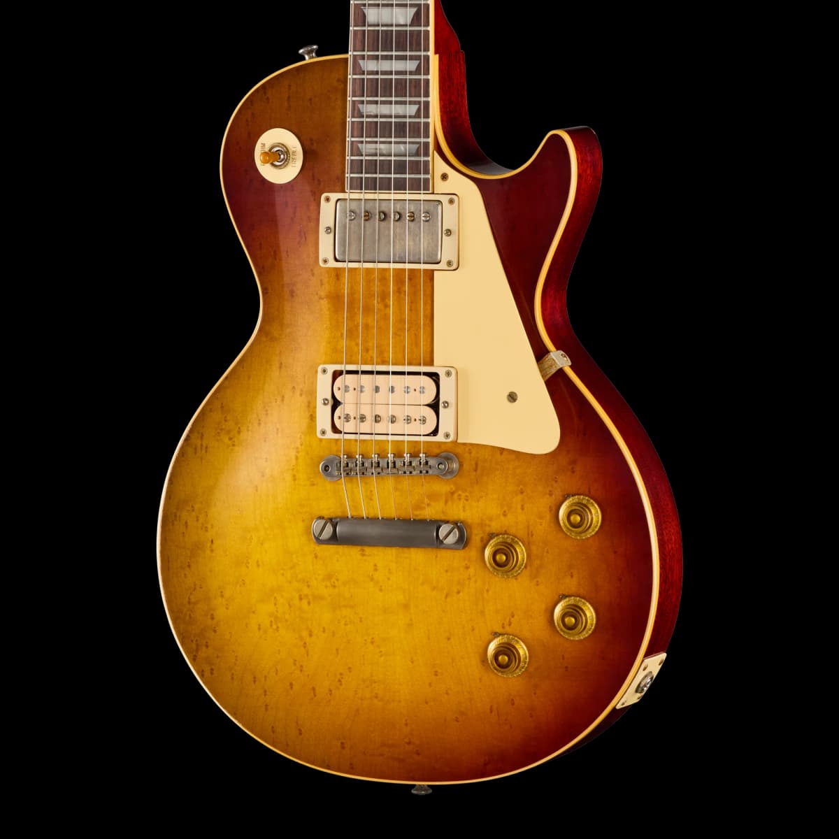 Gibson LE 1959 Les Paul Standard Reissue with Birdseye Maple Top, Light Aged, Peach Tea Burst