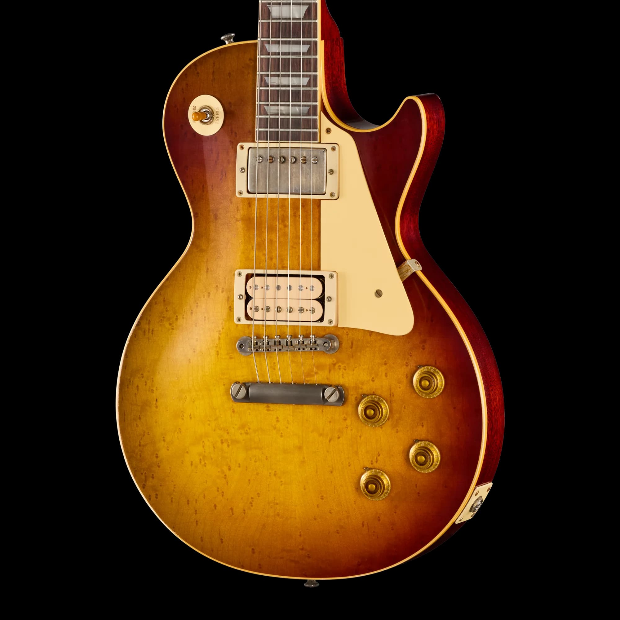 Gibson LE 1959 Les Paul Standard Reissue with Birdseye Maple Top, Light Aged, Peach Tea Burst