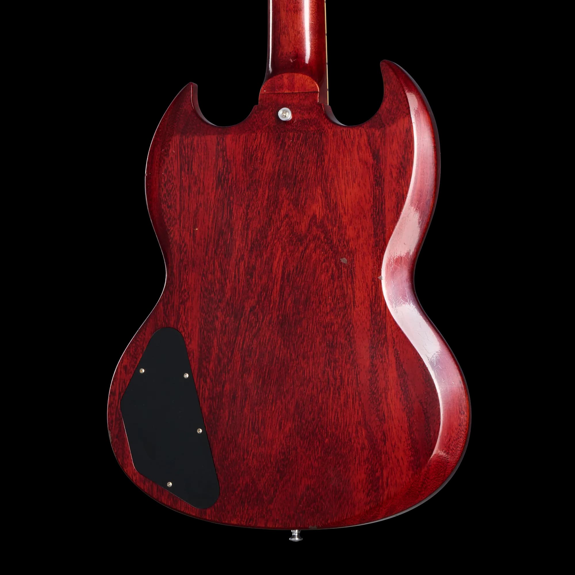 Gibson 1962 Les Paul SG Standard with Ebony Block, Light Aged, Cherry, Exclusive — photo 2