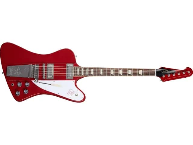 Gibson 1963 Firebird V with Maestro Vibrola, Light Aged, Cardinal Red — photo 8