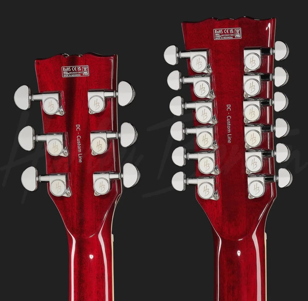 Harley Benton DC-Custom II 612 Cherry — photo 7