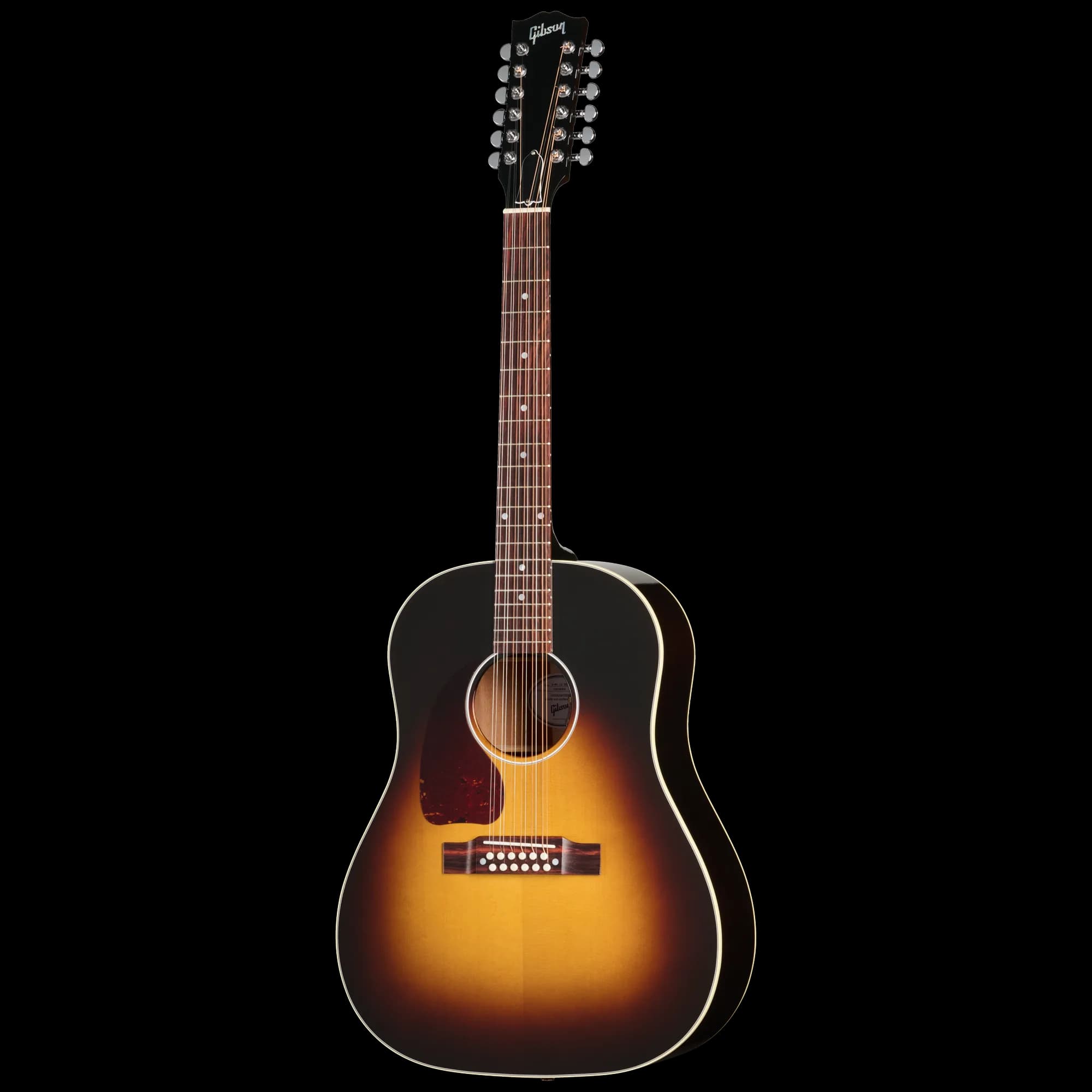 Gibson J-45 Standard 12-String, Left-Handed, Vintage Sunburst — photo 2