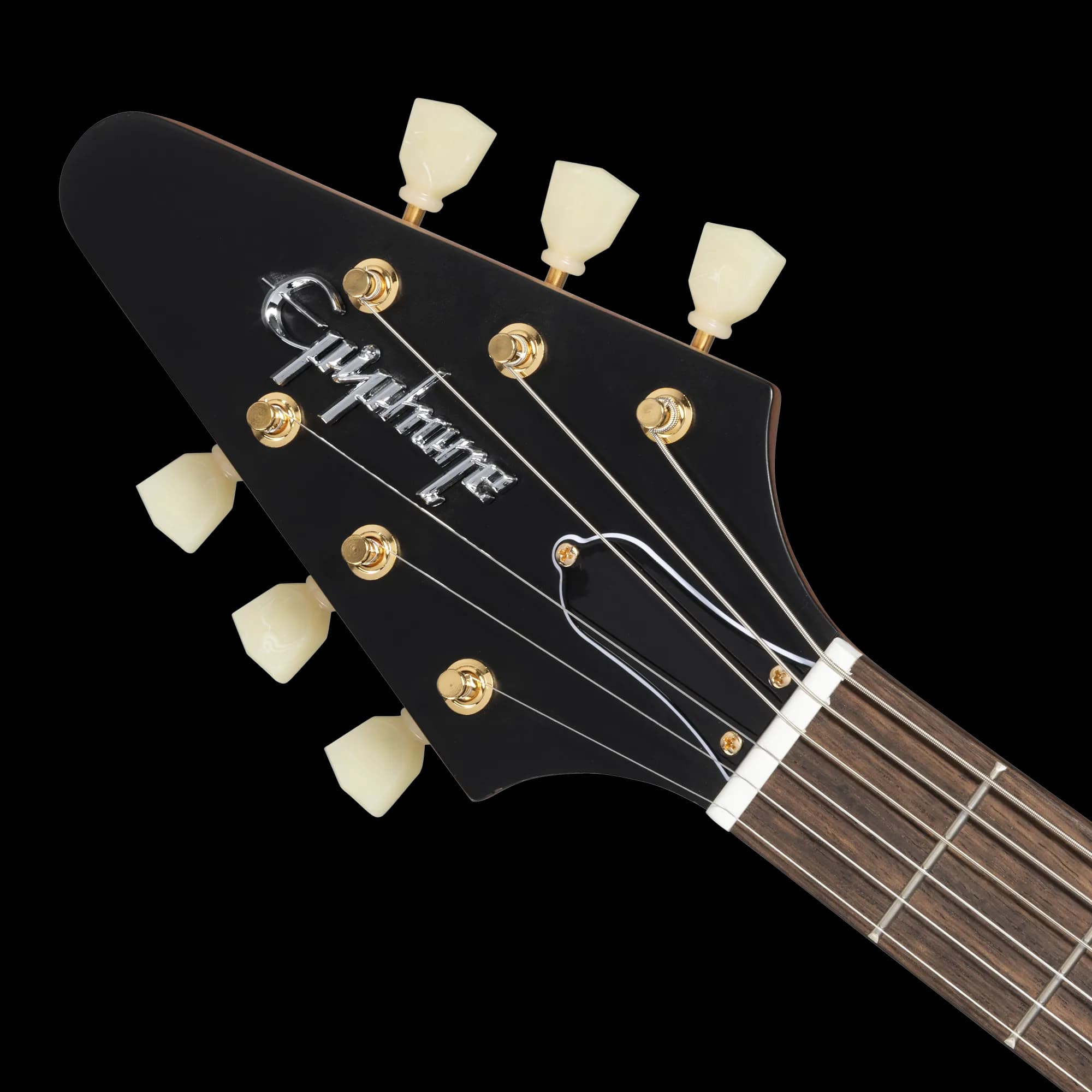Epiphone IGC 1958 Korina Flying V, Left-Handed, Aged Natural, Exclusive — photo 5