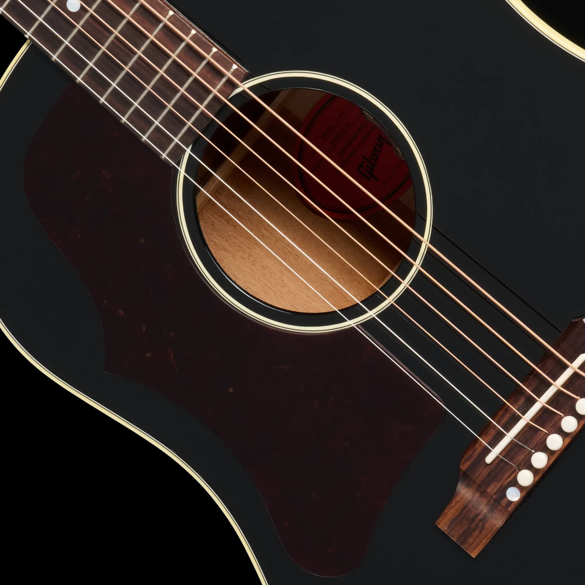 Gibson J-45 50s Original, Left-Handed, Ebony — photo 7