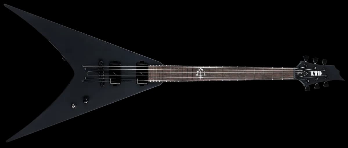 ESP HEX-6 Black Satin