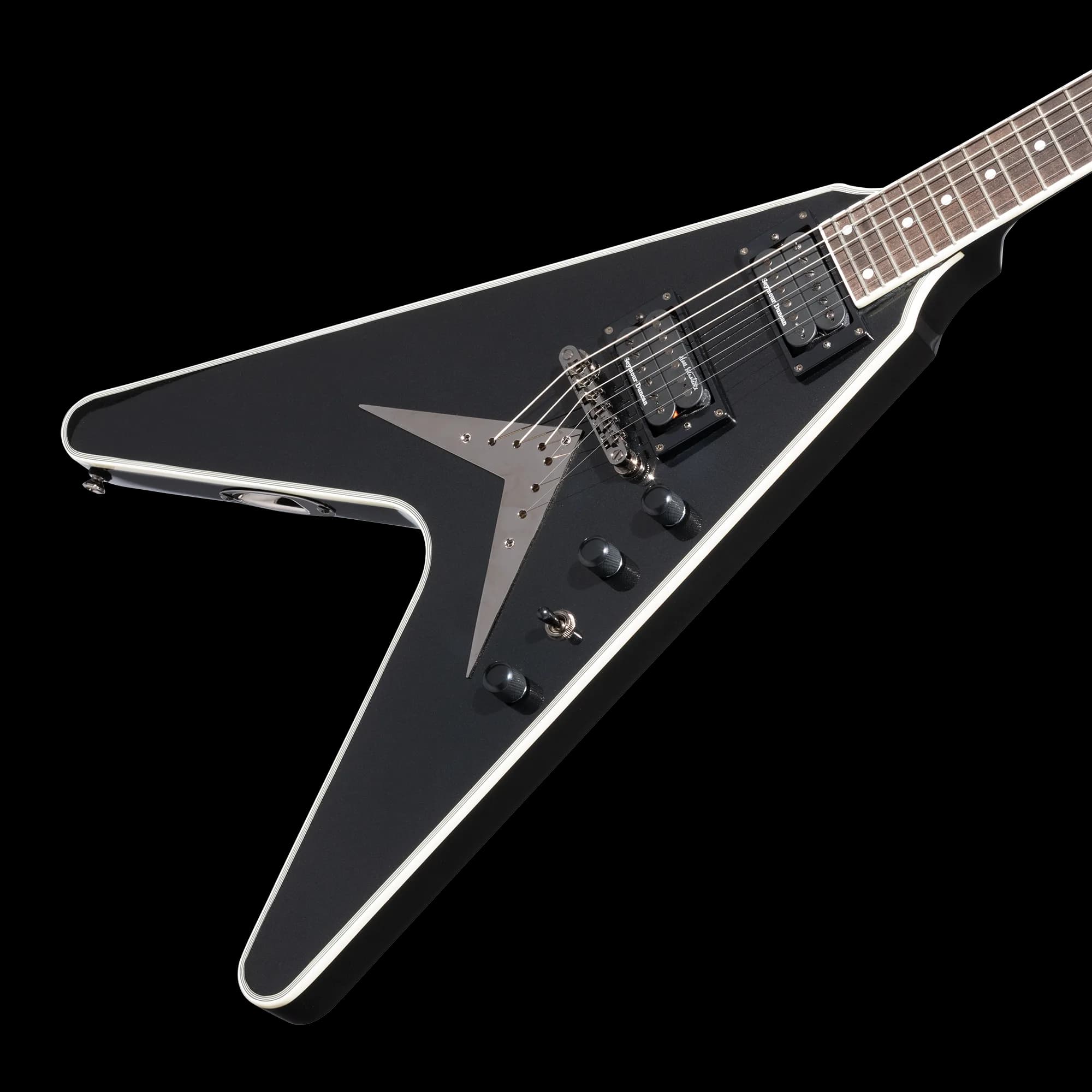 Epiphone Dave Mustaine Flying V Custom, Black Metallic — photo 2