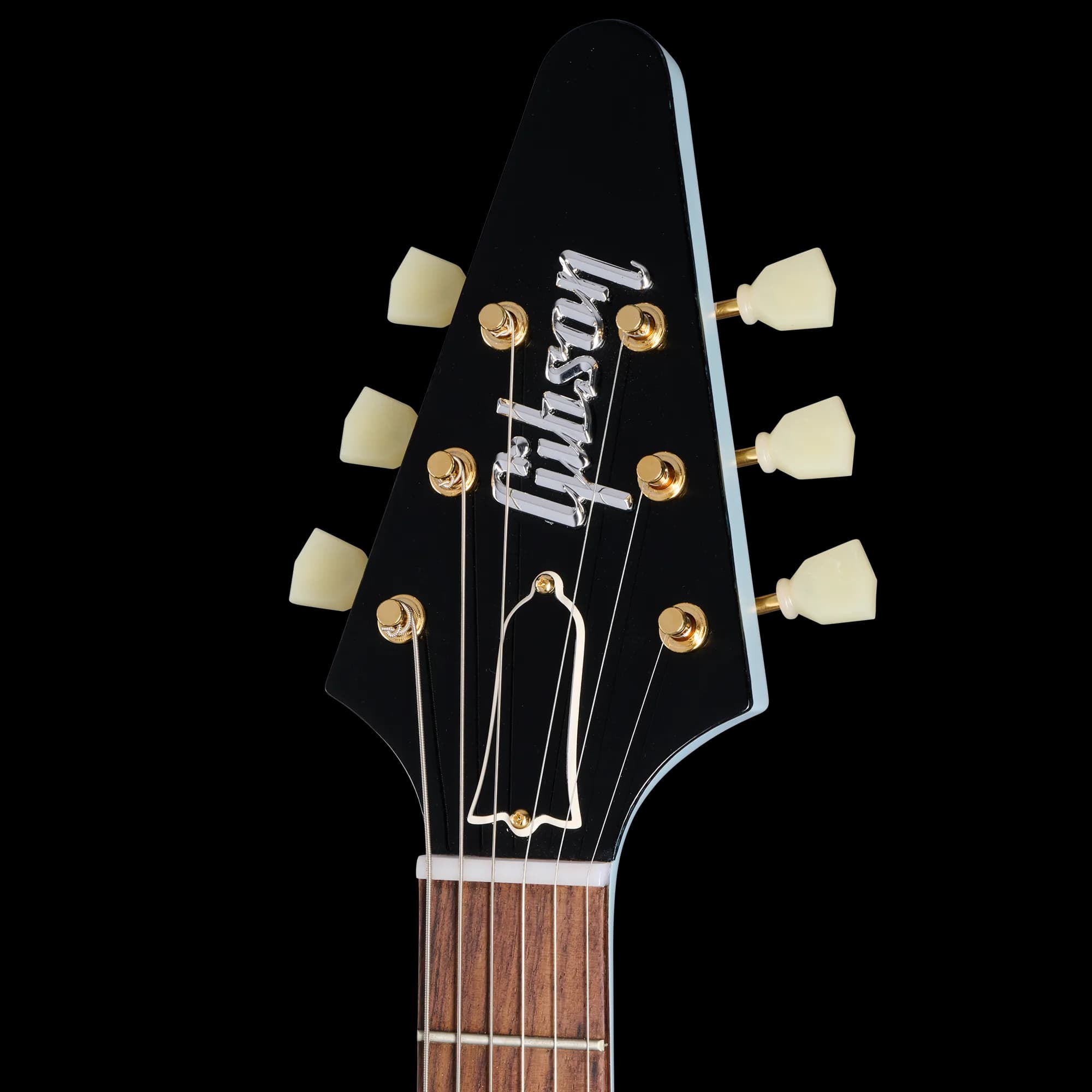 Gibson 1958 Korina Flying V Reissue, Frost Blue VOS — photo 4