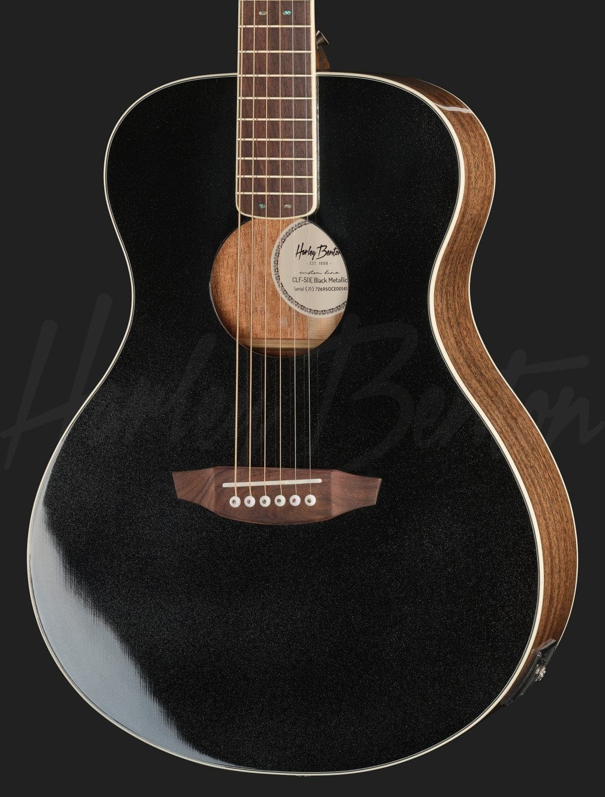 Harley Benton CLF-50E Black Metallic — photo 4