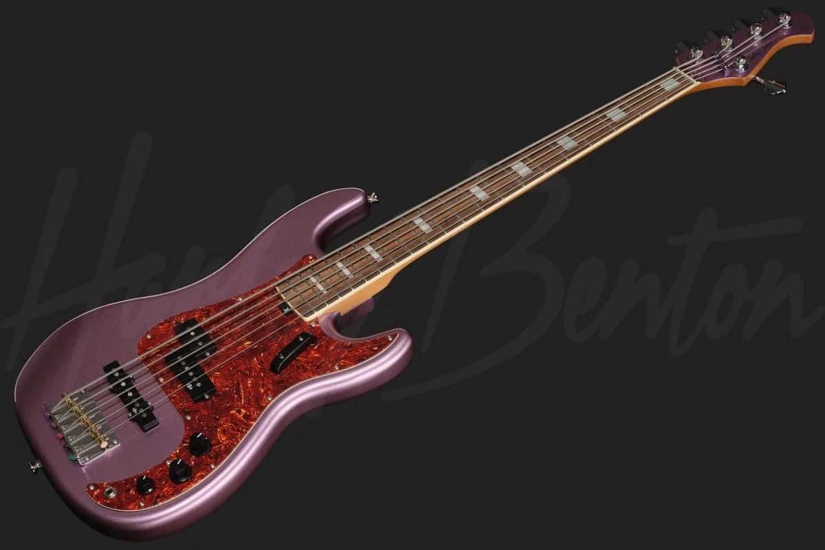 Harley Benton MV-5PJ Burgundy Mist — photo 8
