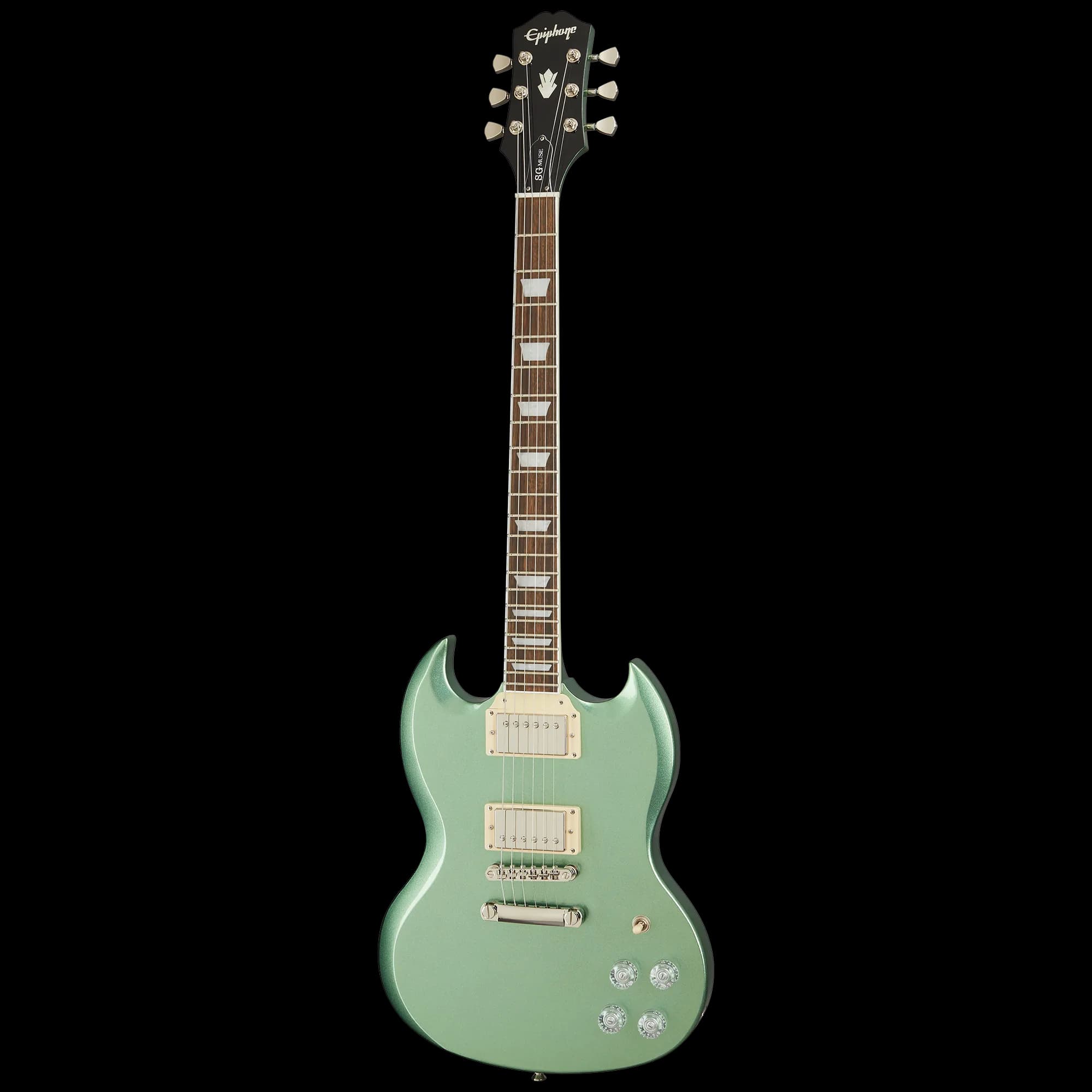 Epiphone SG Muse, Wanderlust Green Metallic, Wanderlust Metallic Green — photo 3