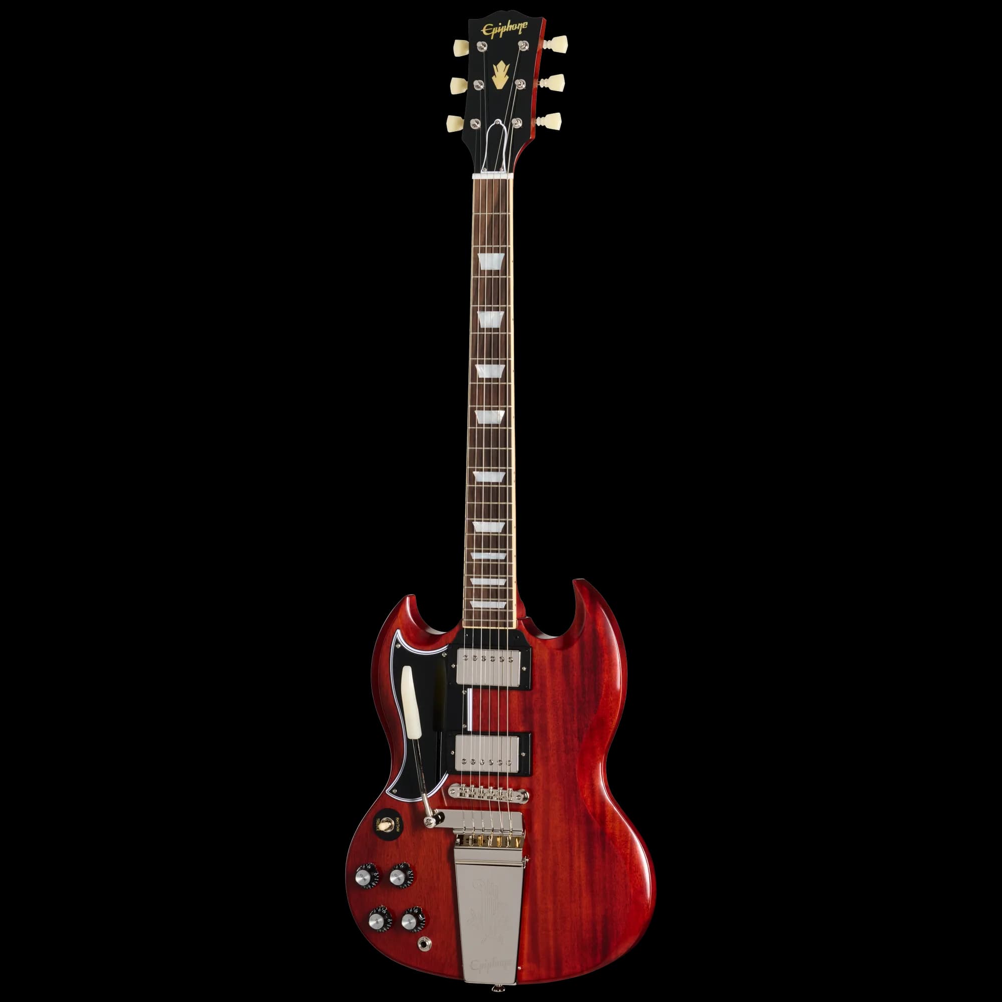 Epiphone IGC 1964 SG Standard Reissue With Maestro Vibrola, Left-Handed, Cherry Red — photo 3