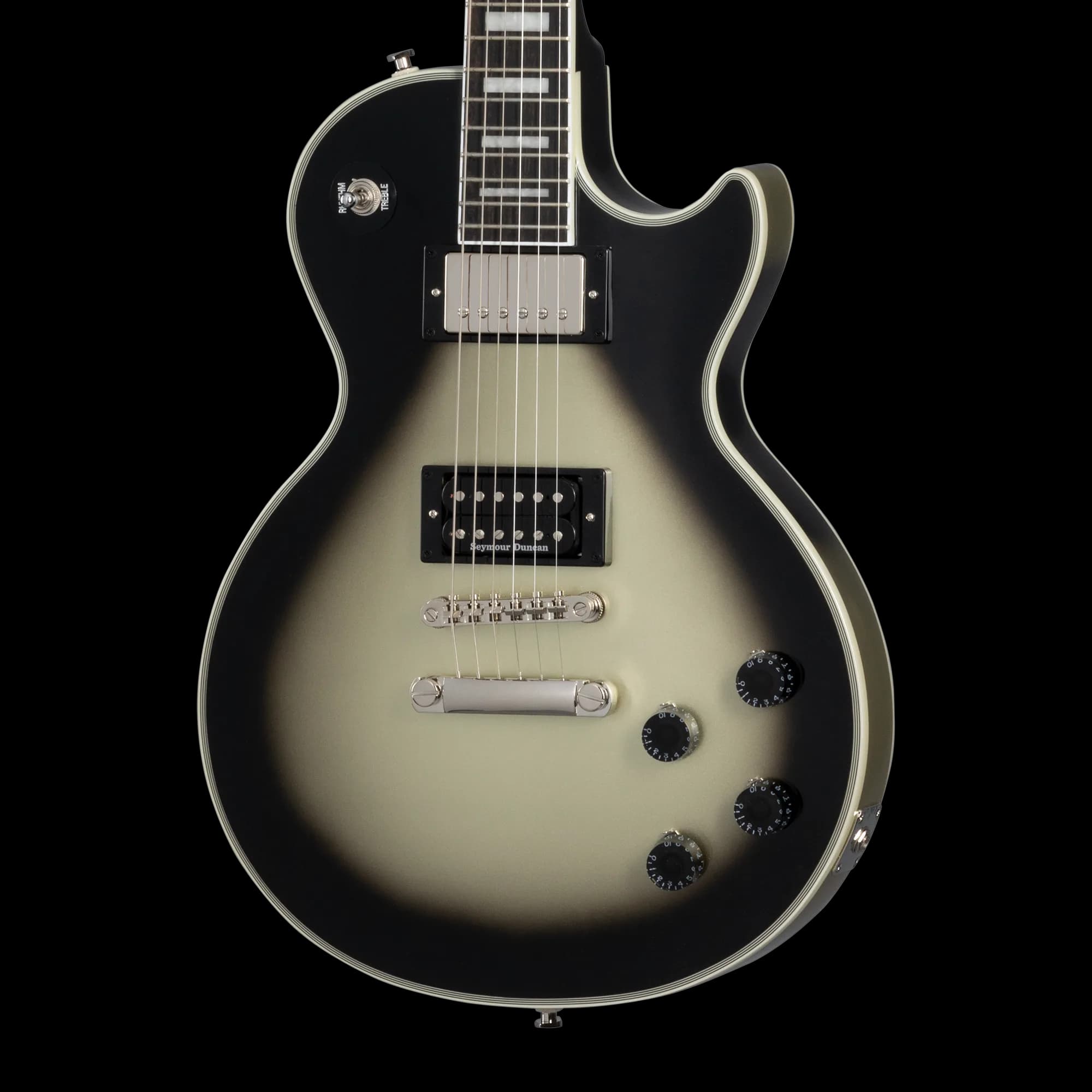 Epiphone Adam Jones Les Paul Custom Art Collection: Korin Faught’s “Sensation”, Antique Silverburst — photo 2