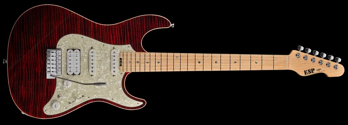 ESP Snapper Ctm See Thru Black Cherry