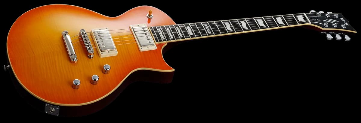 ESP E-II Eclipse Full Thickness VINTAGE HONEY BURST — photo 3