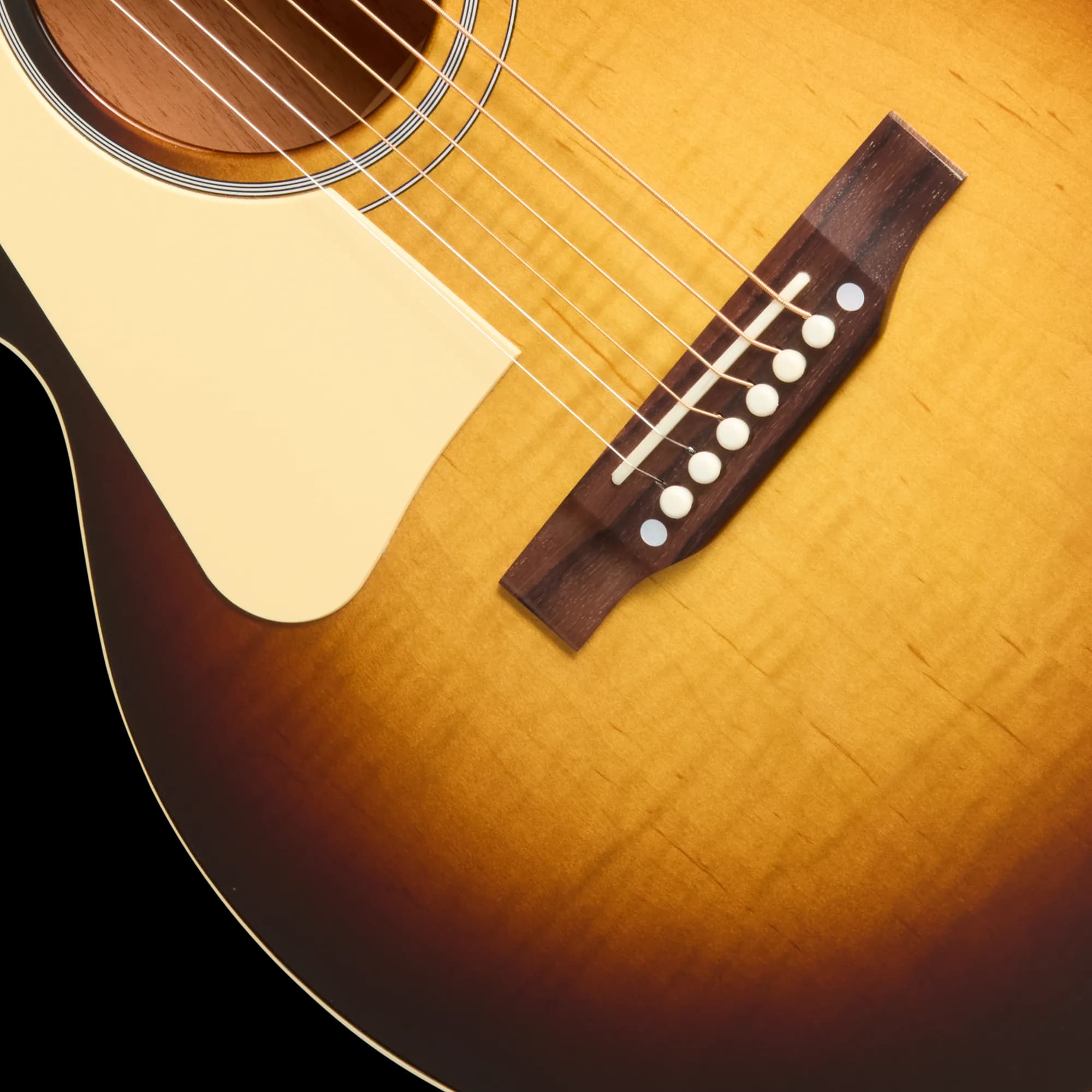 Gibson Les Paul Parlor Acoustic, Left-Handed, Vintage Sunburst — photo 8