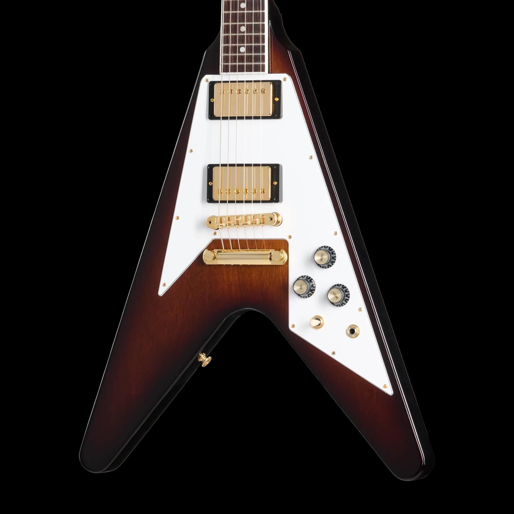 Gibson Flying V 70s with Gold Hardware, Vintage Sunburst, Exclusive