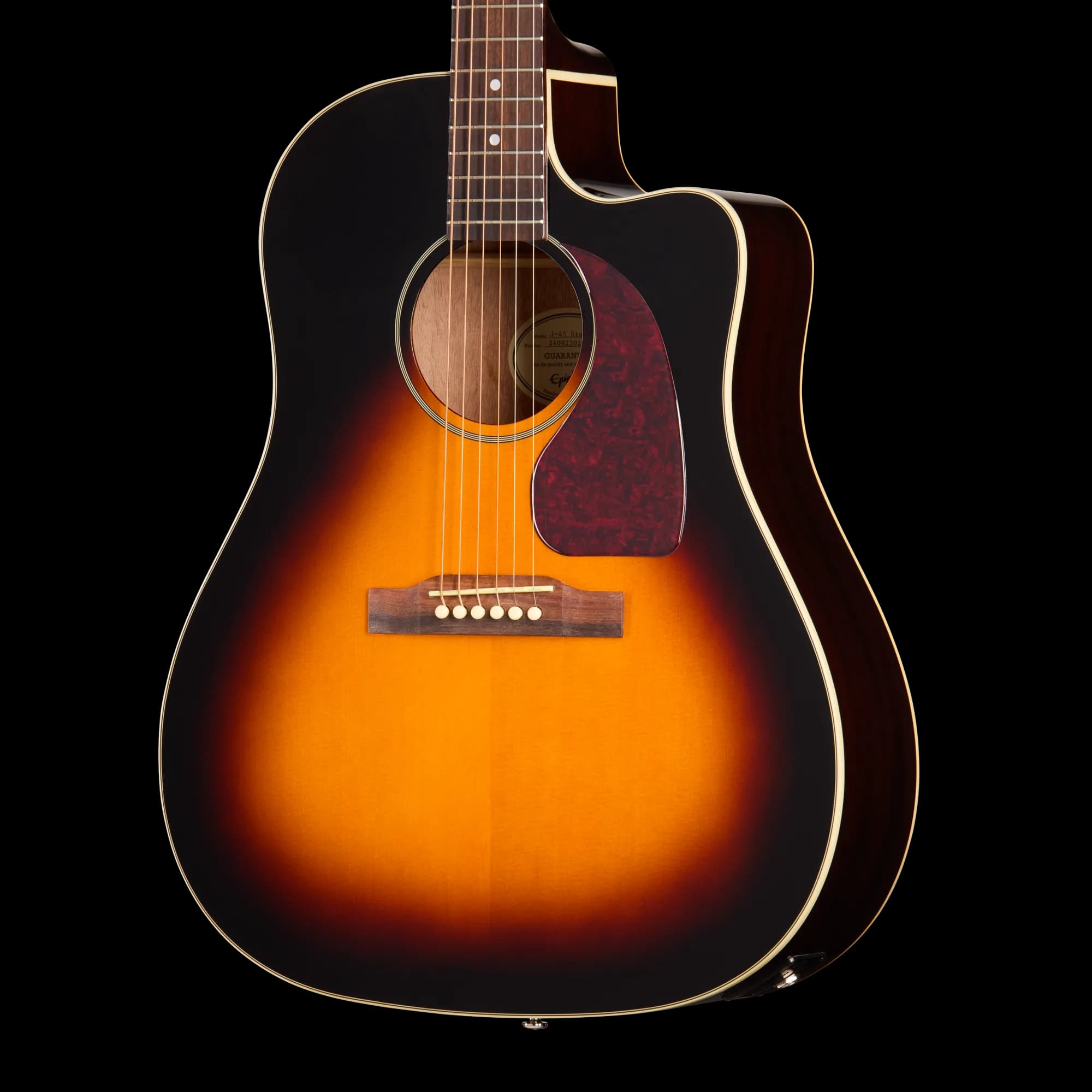 Epiphone J-45 Studio EC, Vintage Sunburst