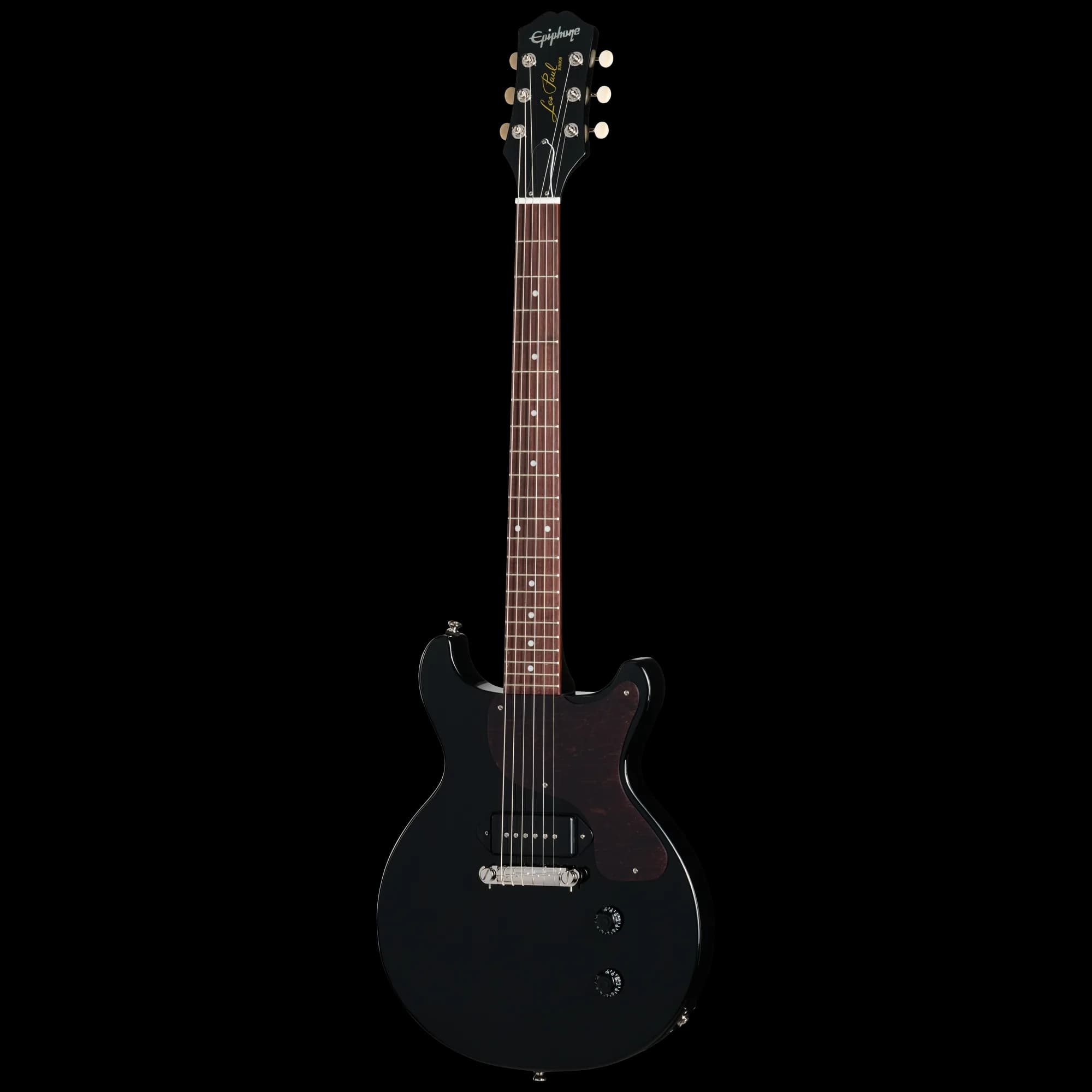 Epiphone Les Paul Junior Double Cut, Ebony, Exclusive — photo 3