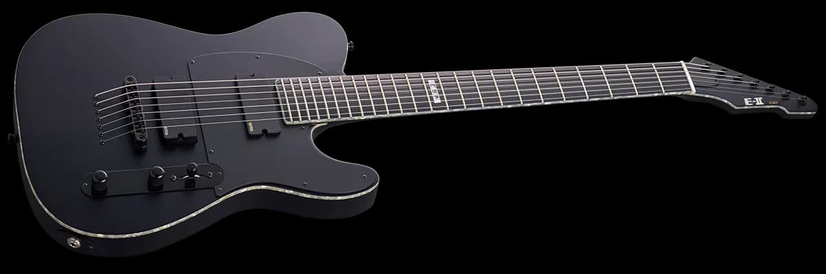 ESP E-II T-B7 Baritone Black Satin — photo 3