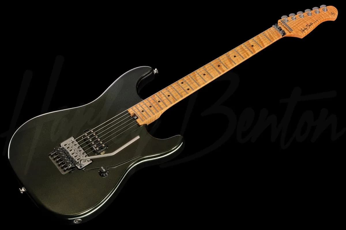Harley Benton ST-80FR MN Lime Sparkle — photo 8